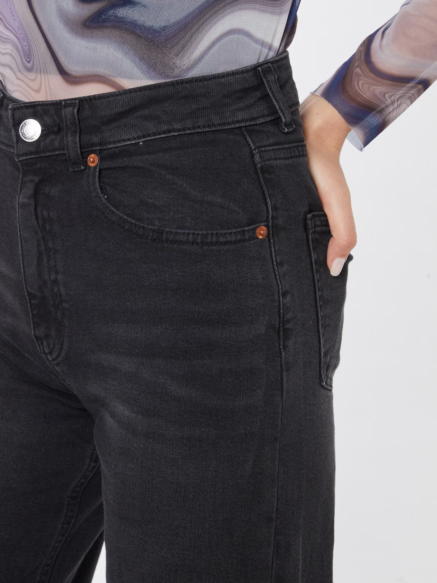 Tally Weijl Jeans negru denim - Pled.ro