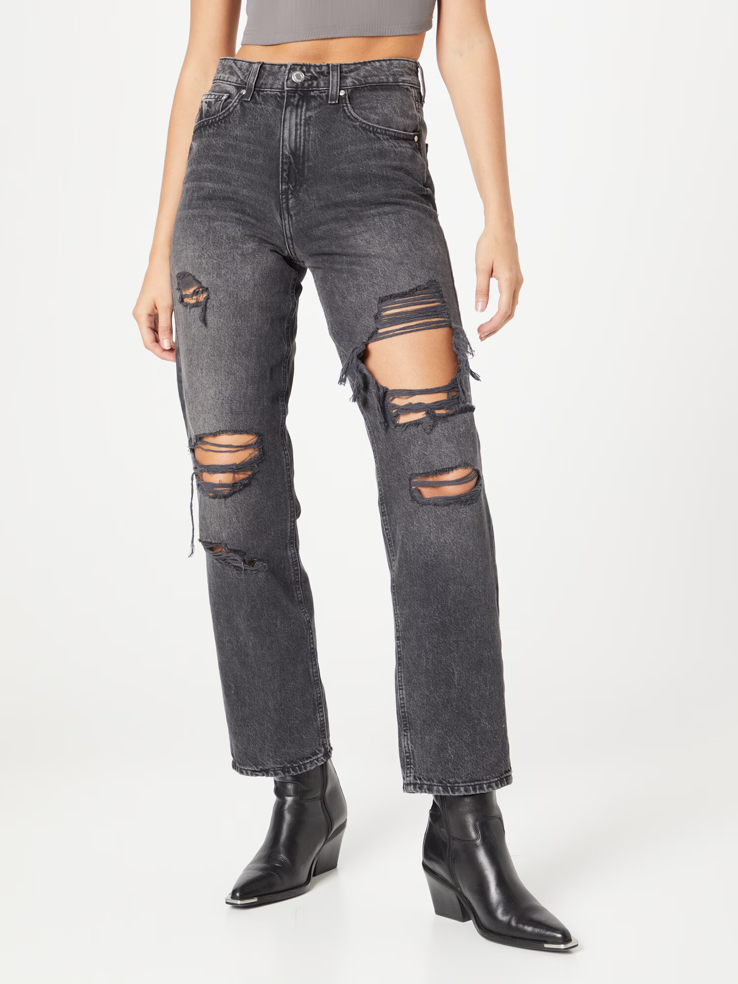 Tally Weijl Jeans negru denim - Pled.ro