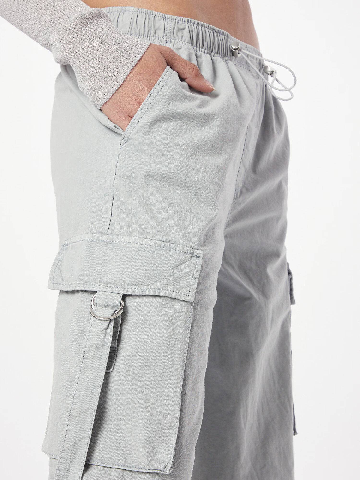 Tally Weijl Pantaloni cu buzunare albastru pastel - Pled.ro