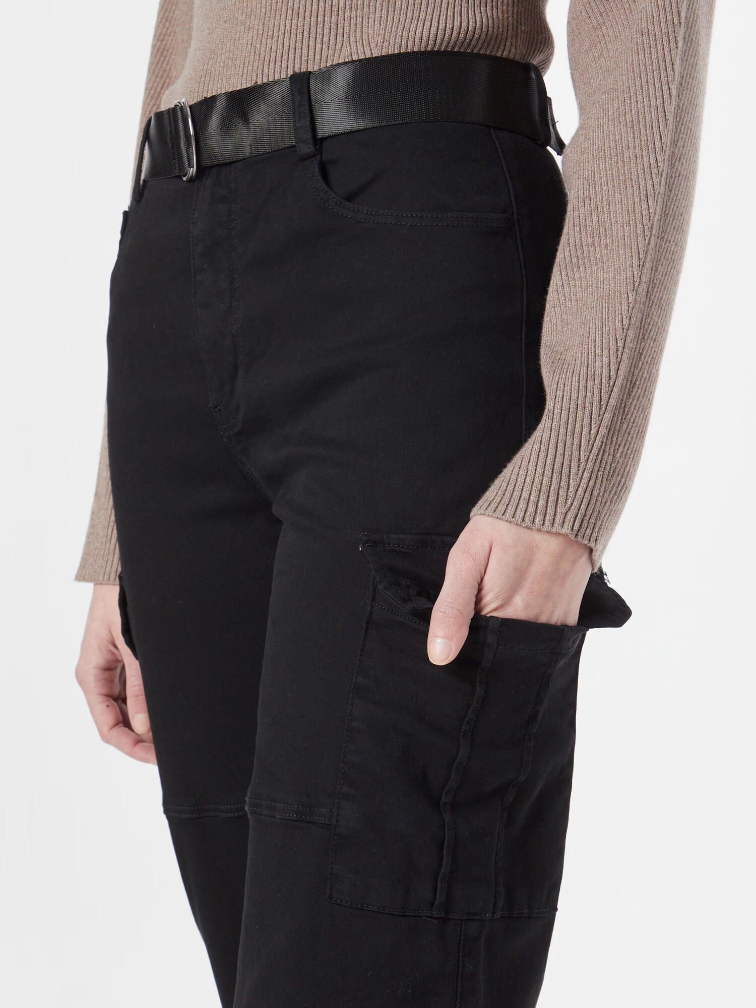 Tally Weijl Pantaloni cu buzunare negru - Pled.ro