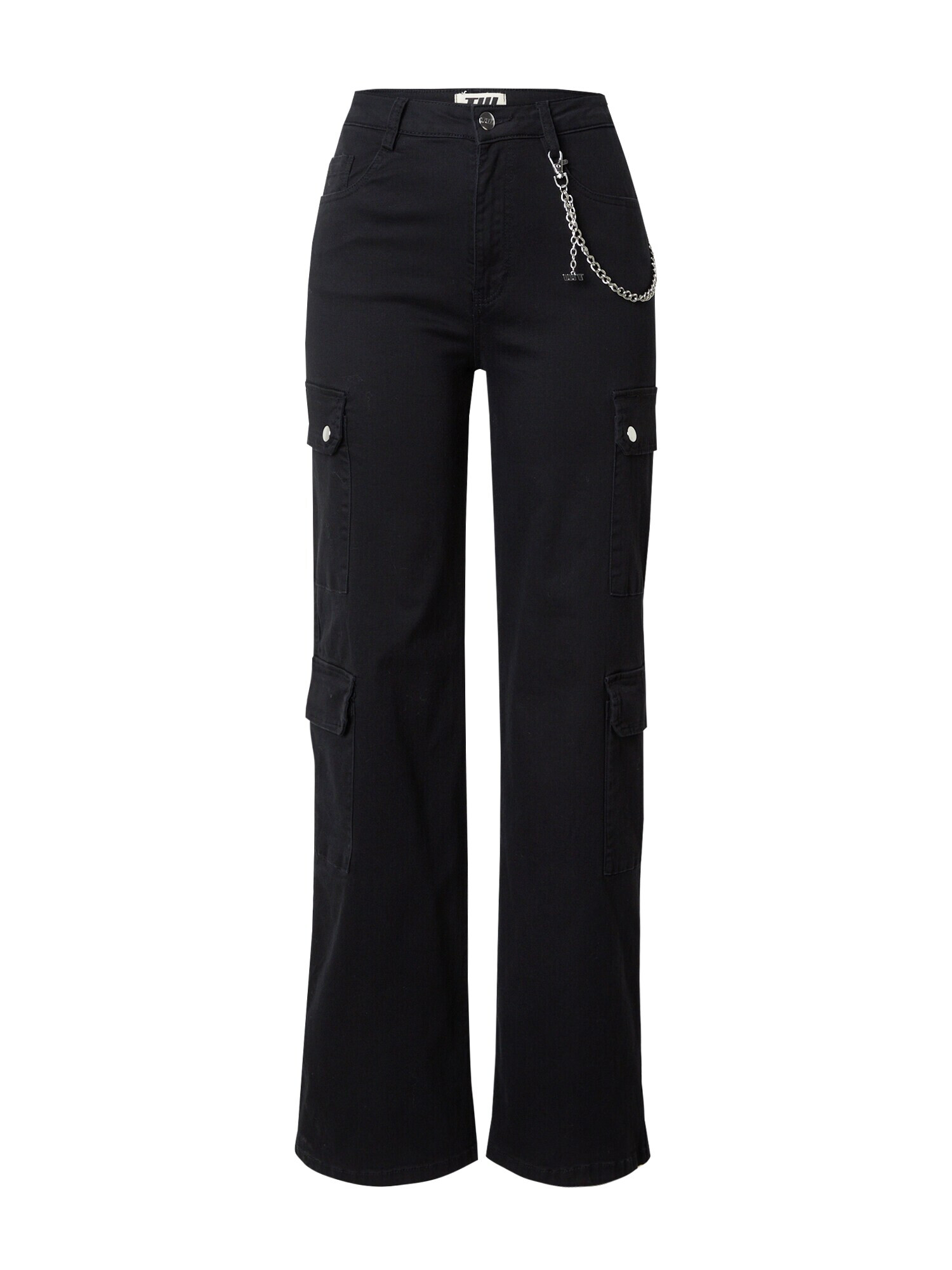 Tally Weijl Pantaloni cu buzunare negru - Pled.ro