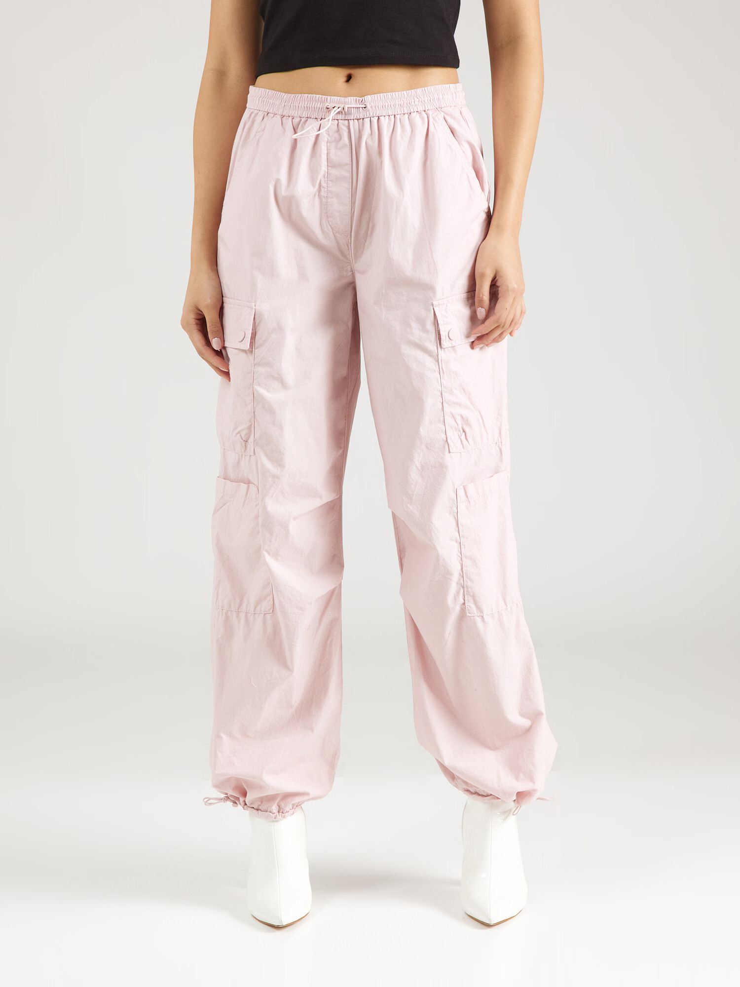 Tally Weijl Pantaloni cu buzunare roz - Pled.ro