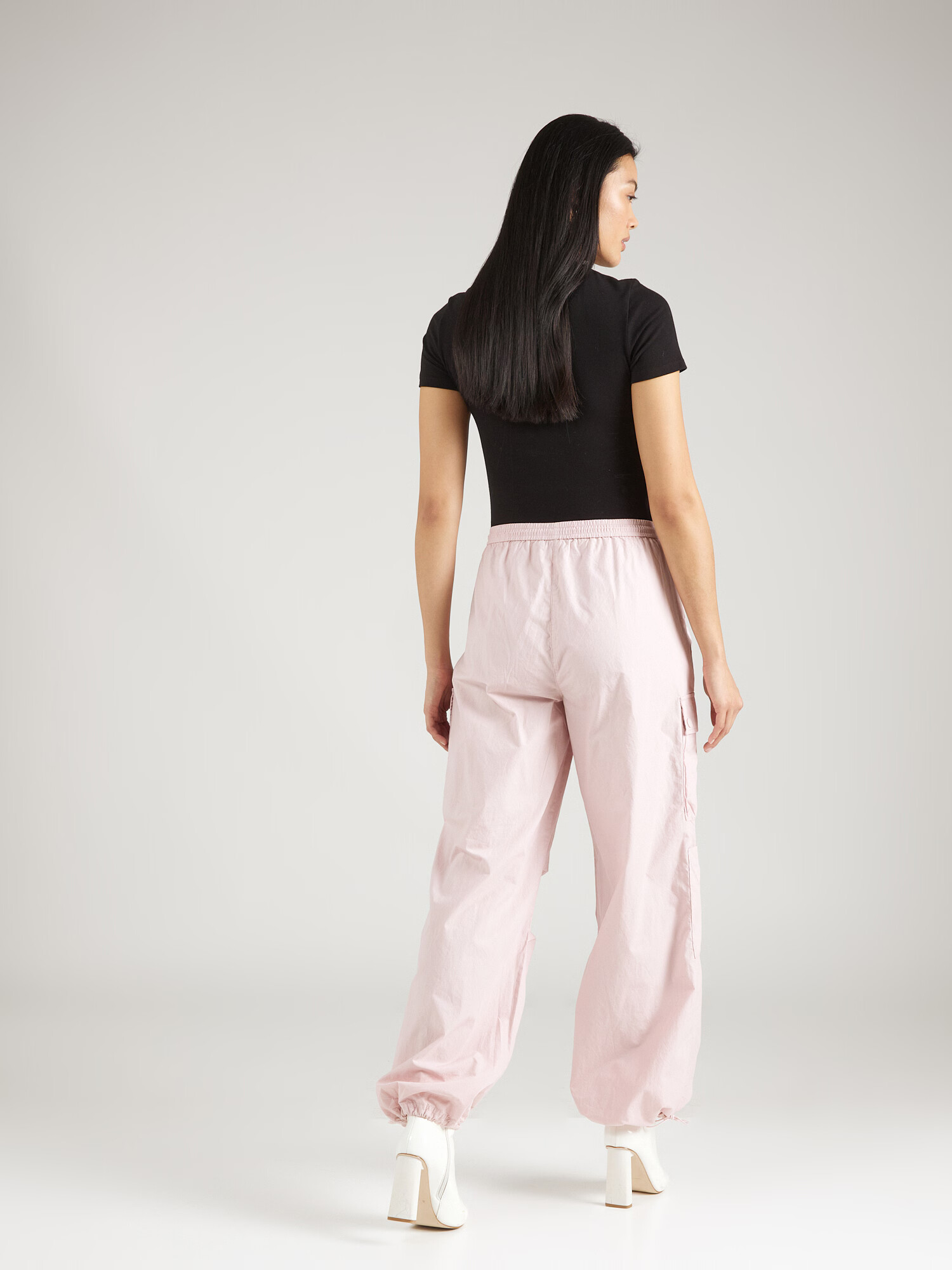 Tally Weijl Pantaloni cu buzunare roz - Pled.ro