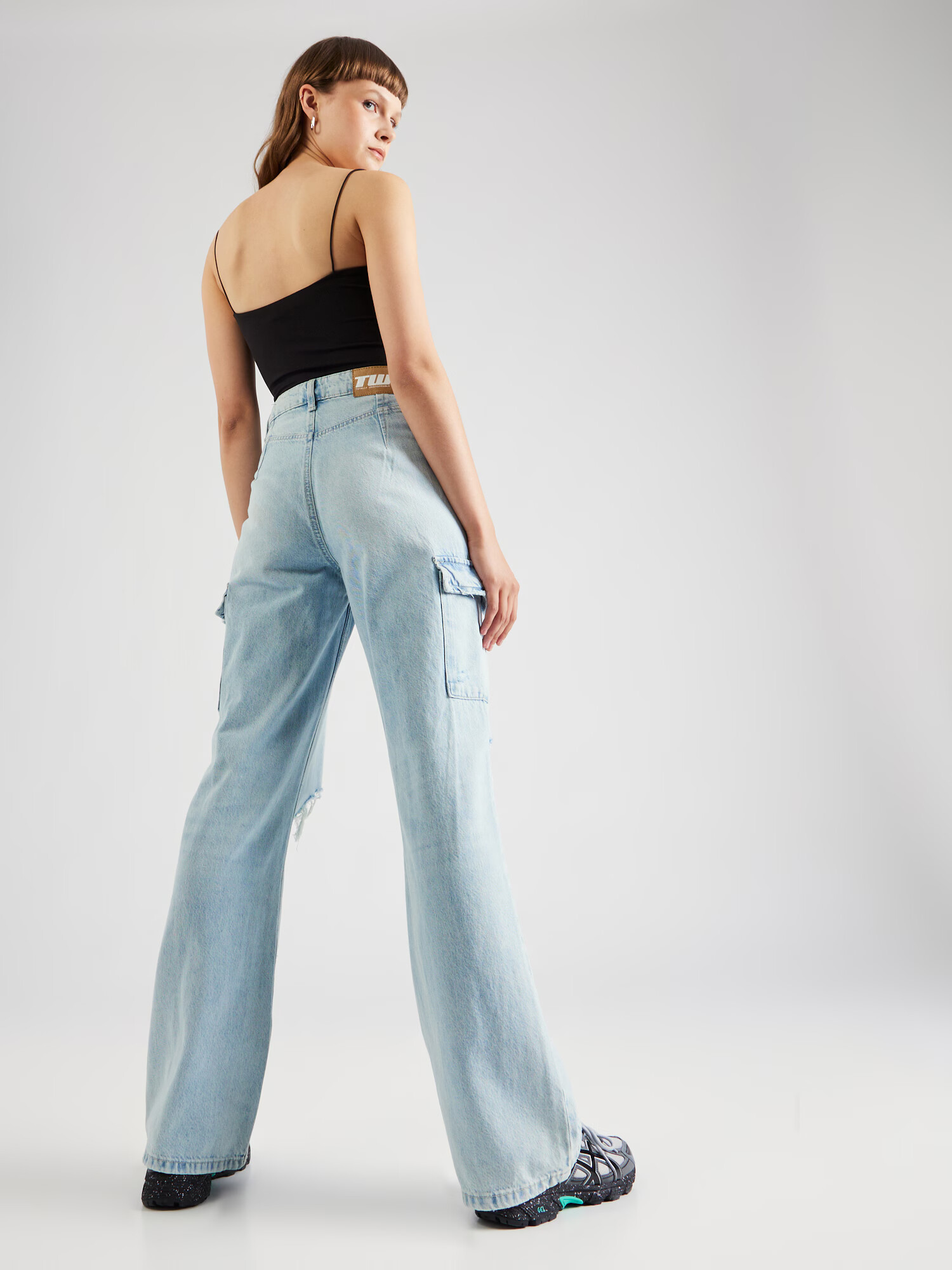 Tally Weijl Pantaloni eleganți albastru denim - Pled.ro