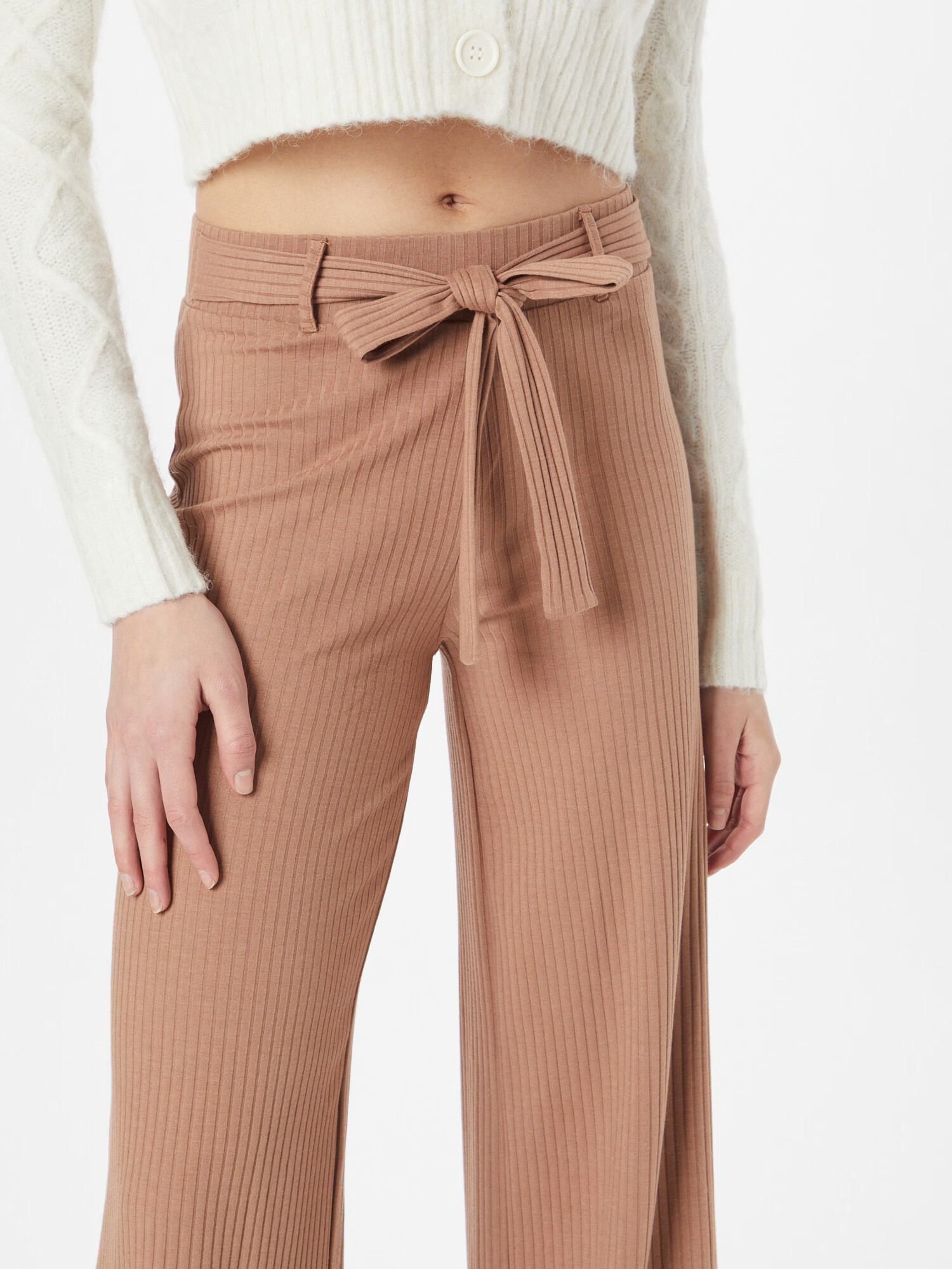 Tally Weijl Pantaloni maro deschis - Pled.ro