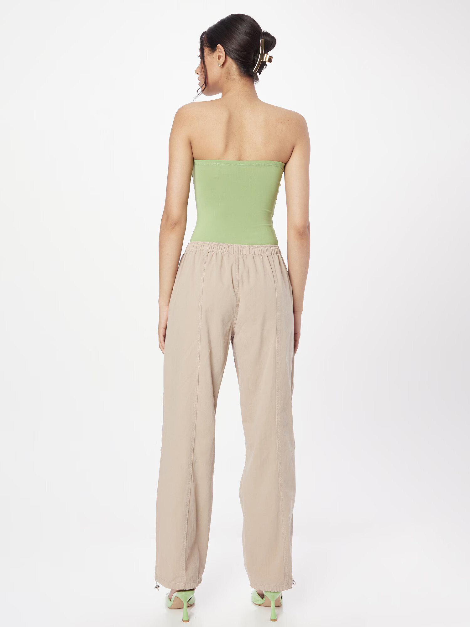 Tally Weijl Pantaloni maro deschis - Pled.ro