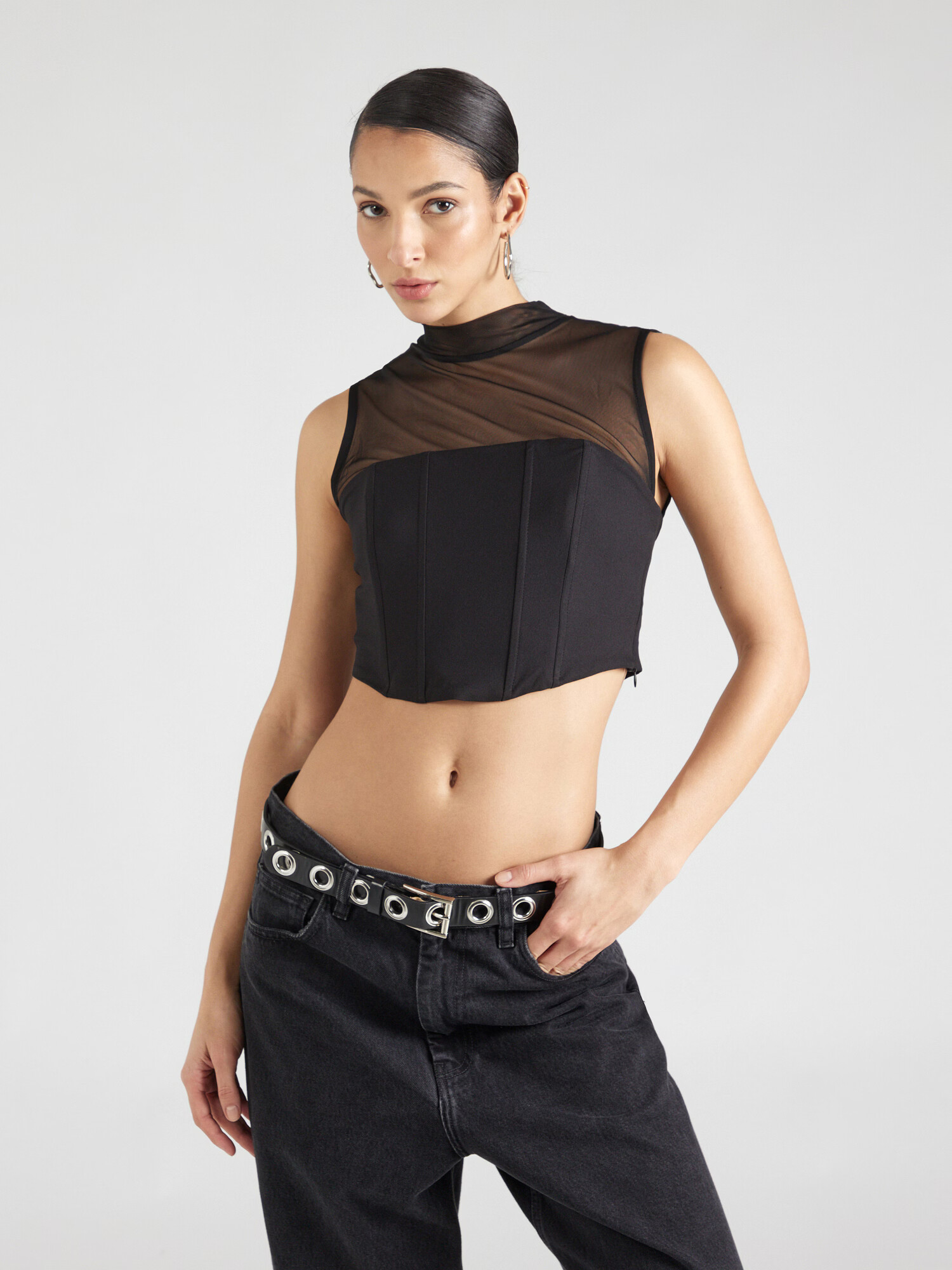 Tally Weijl Top negru - Pled.ro