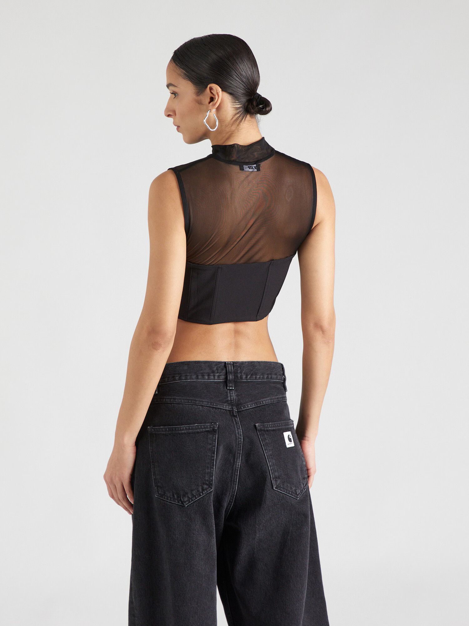 Tally Weijl Top negru - Pled.ro