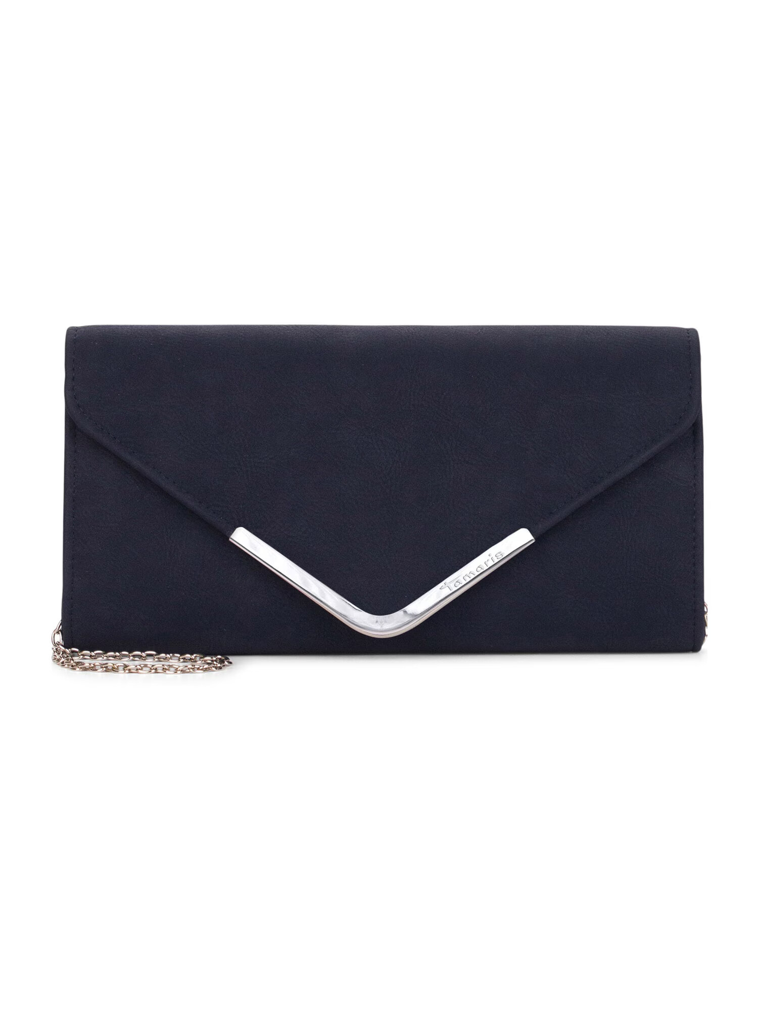 TAMARIS Clutch 'Amalia' bleumarin / argintiu - Pled.ro