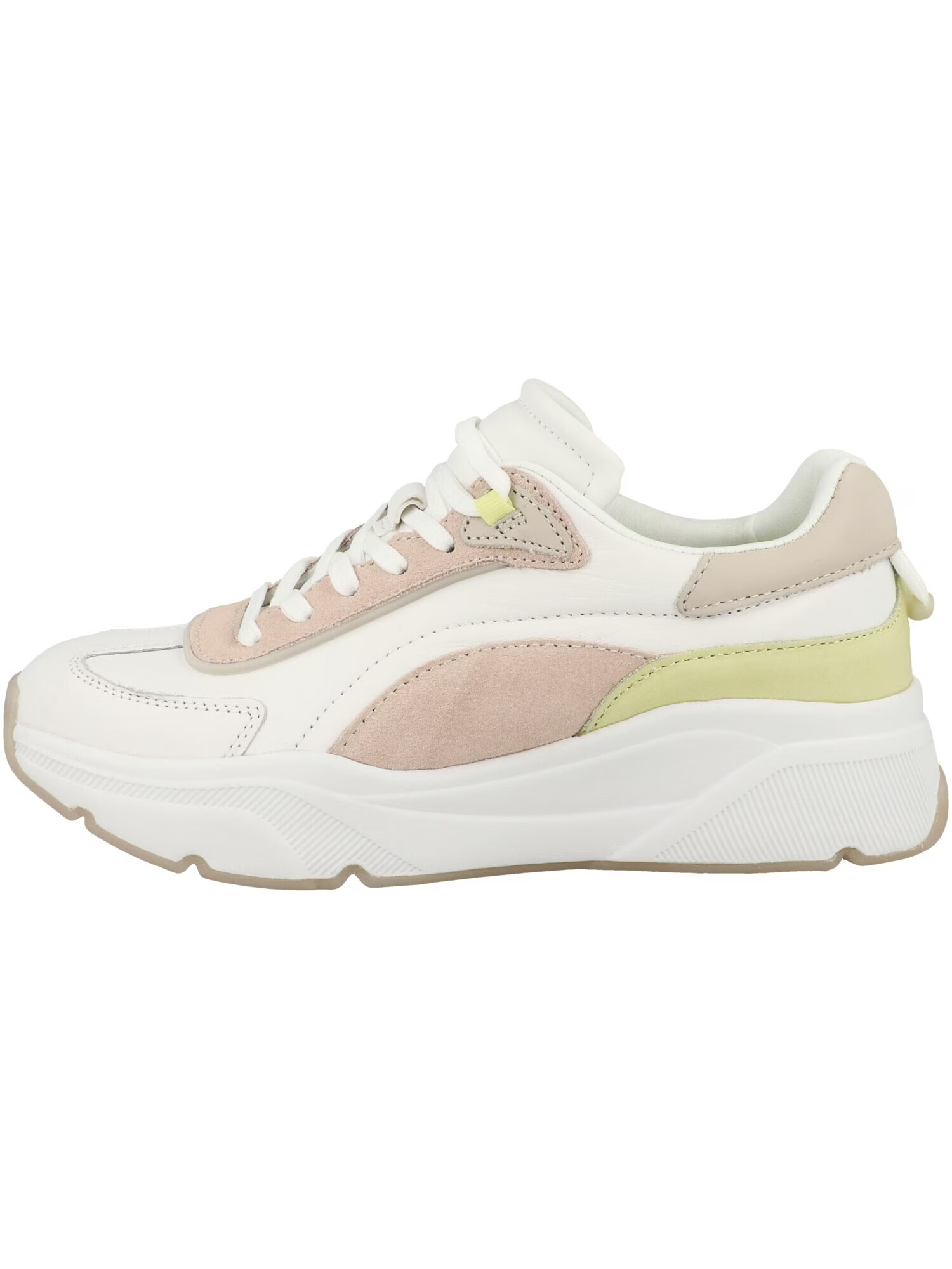 Tamaris Fashletics Sneaker low galben pastel / roz pudră / alb - Pled.ro