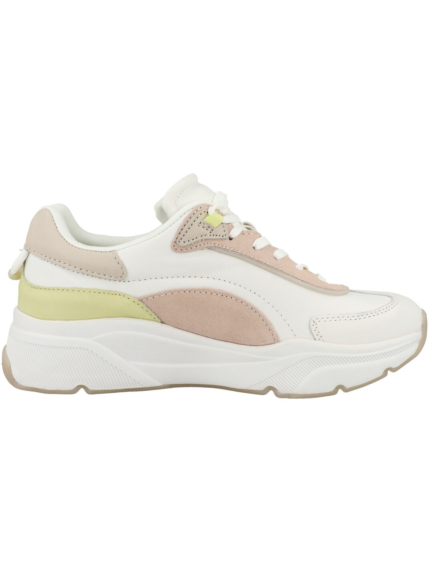 Tamaris Fashletics Sneaker low galben pastel / roz pudră / alb - Pled.ro