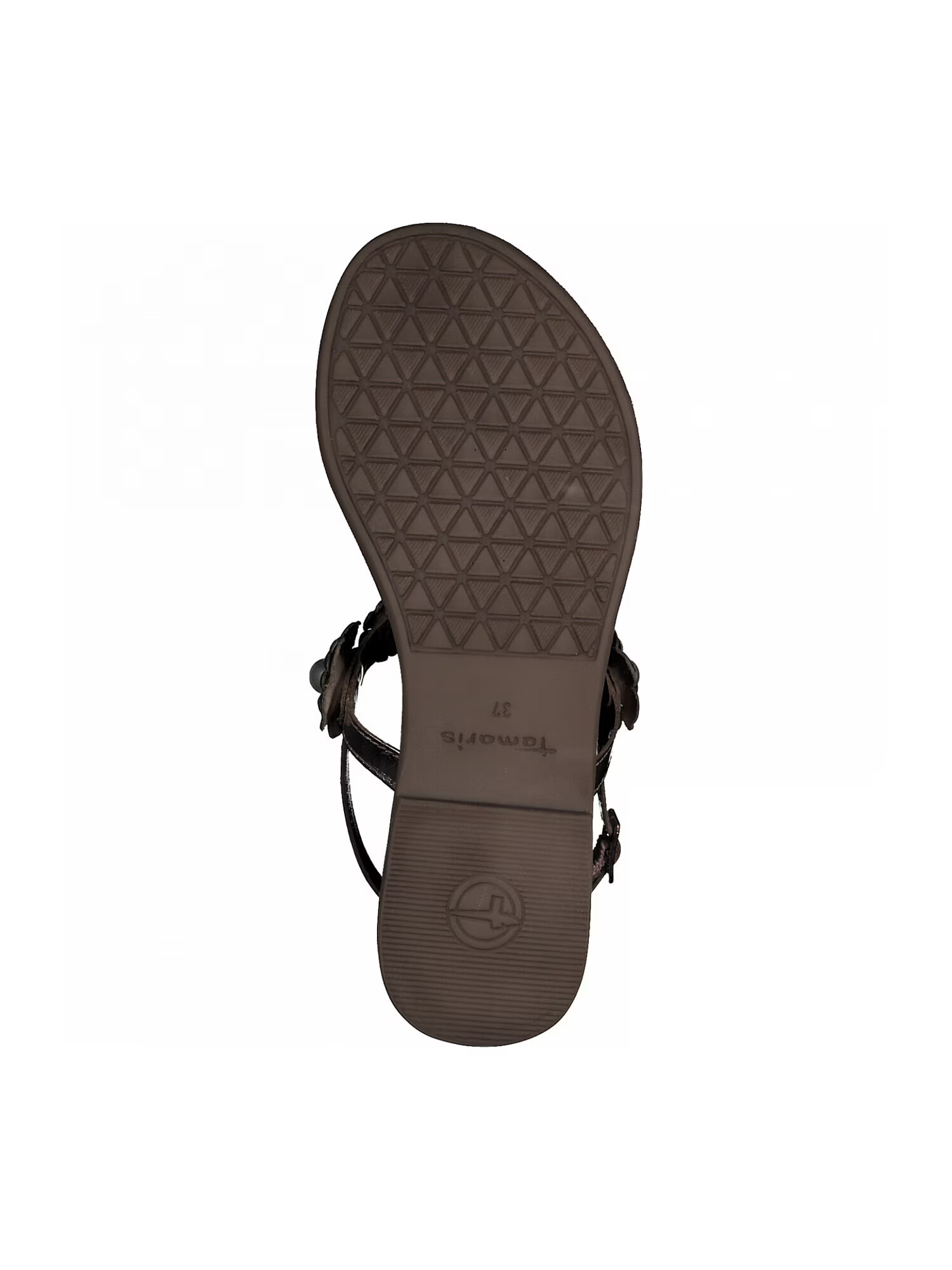 TAMARIS Flip-flops argintiu / alb perlat - Pled.ro