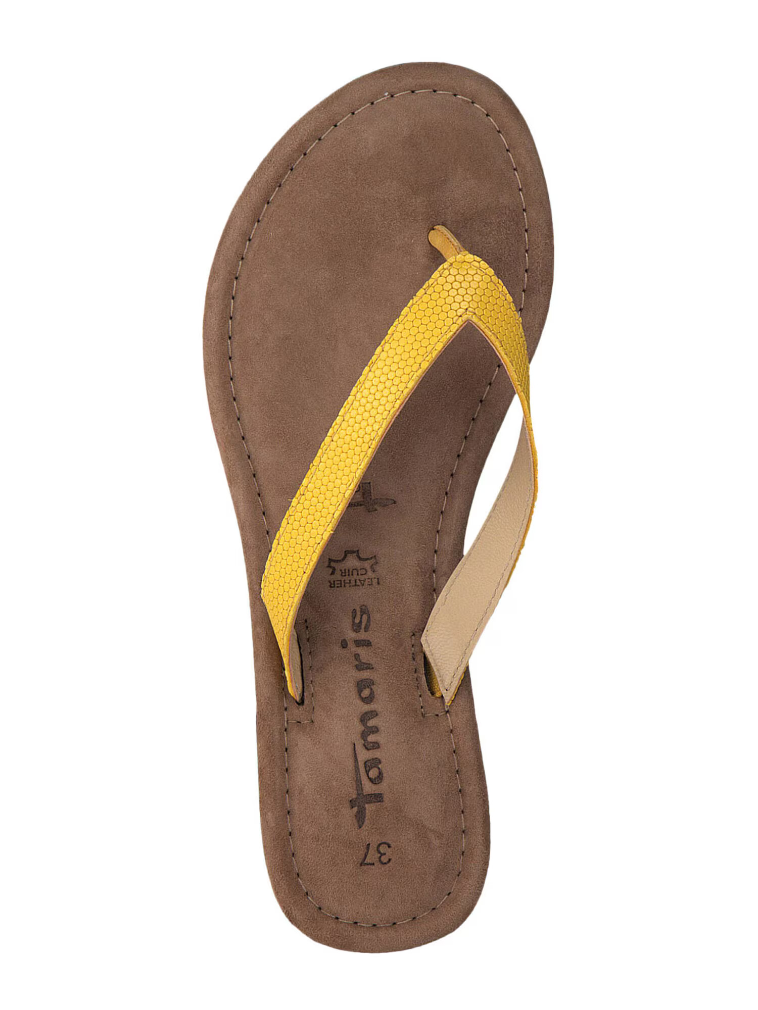 TAMARIS Flip-flops galben - Pled.ro