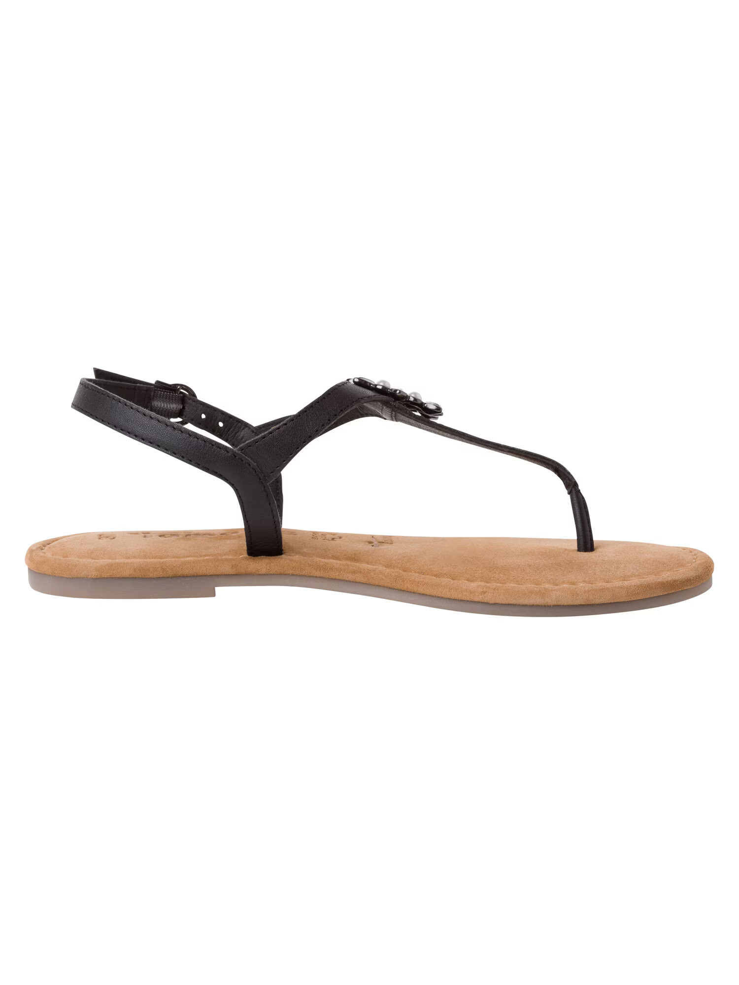 TAMARIS Flip-flops negru / argintiu - Pled.ro