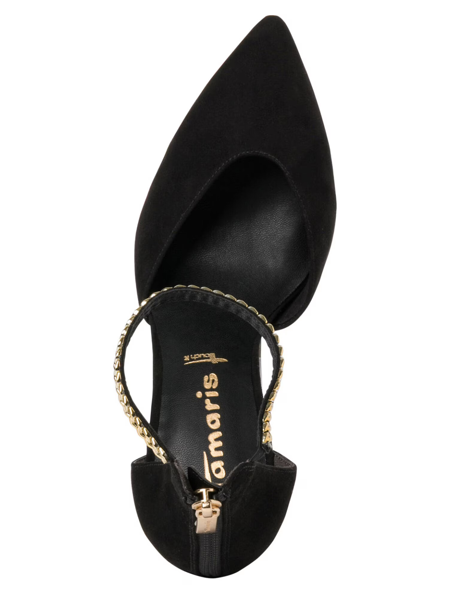 TAMARIS Pumps auriu / negru - Pled.ro