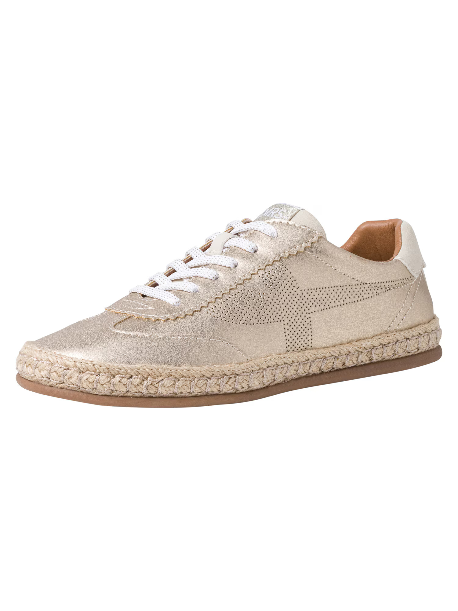 TAMARIS Sneaker low auriu / alb - Pled.ro