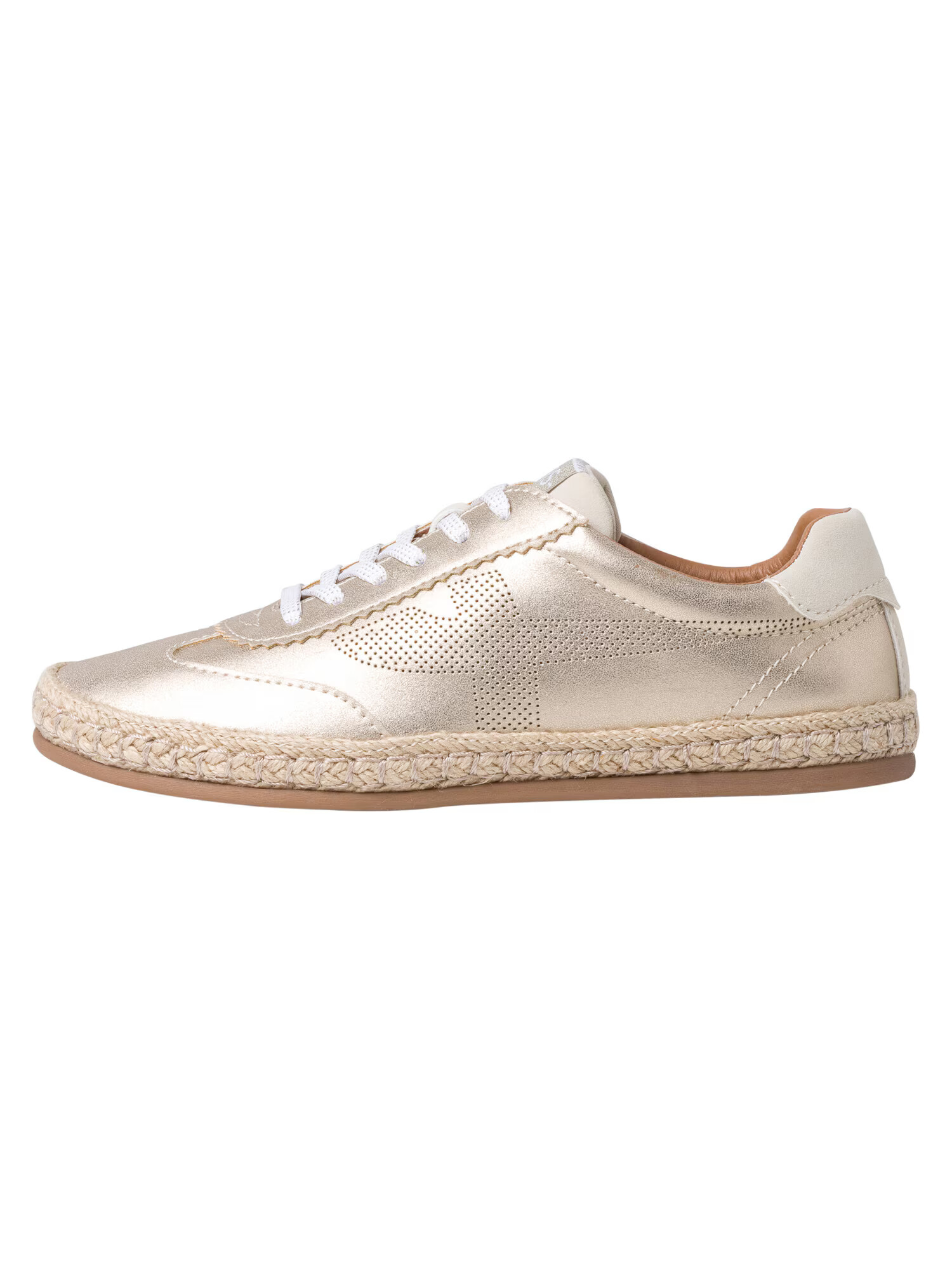 TAMARIS Sneaker low auriu / alb - Pled.ro