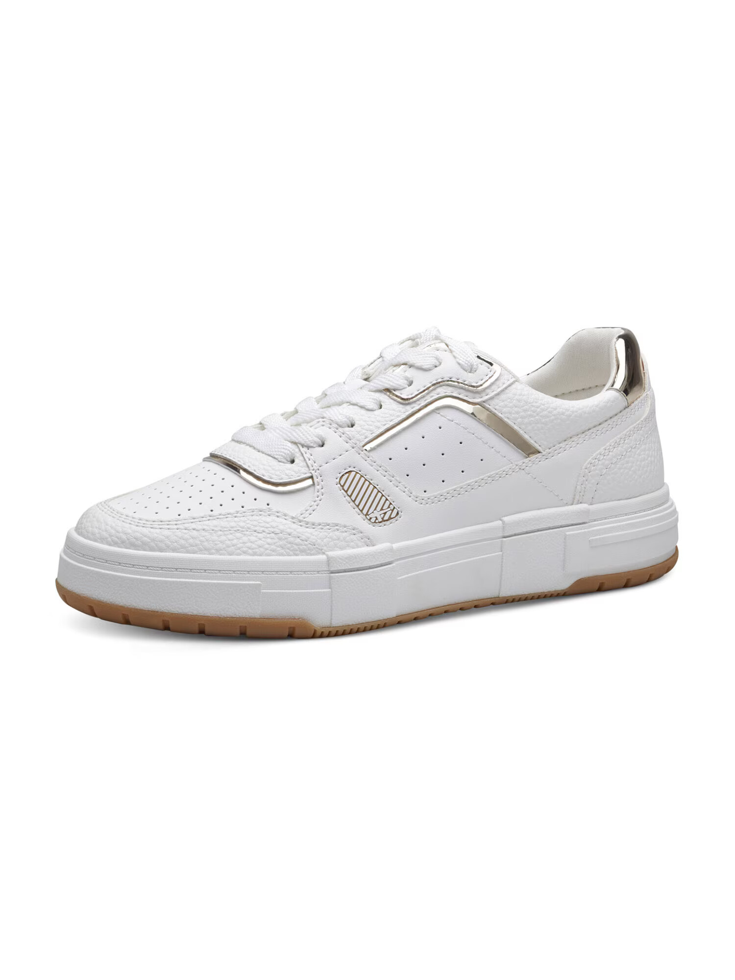 TAMARIS Sneaker low auriu / alb - Pled.ro