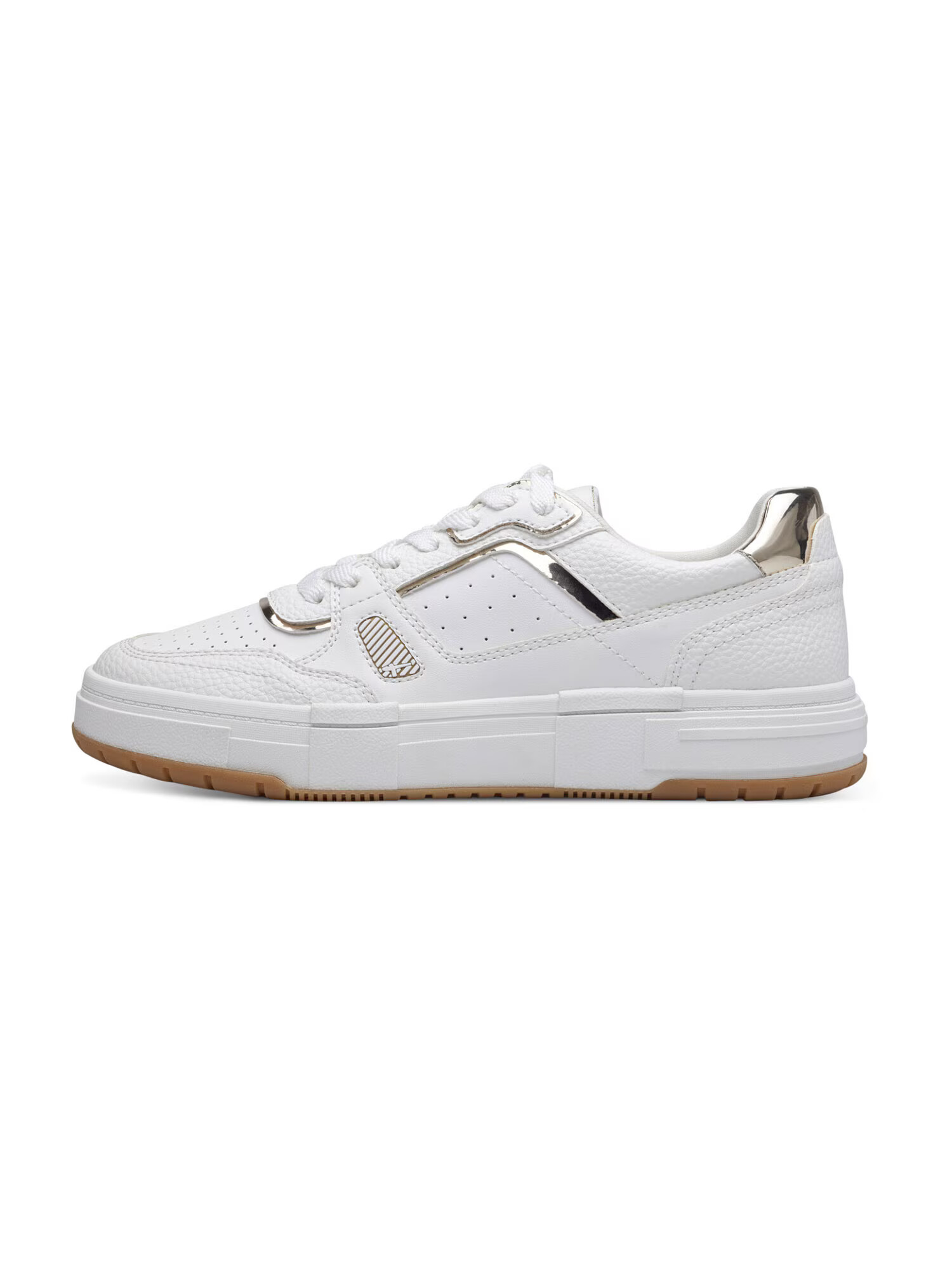 TAMARIS Sneaker low auriu / alb - Pled.ro