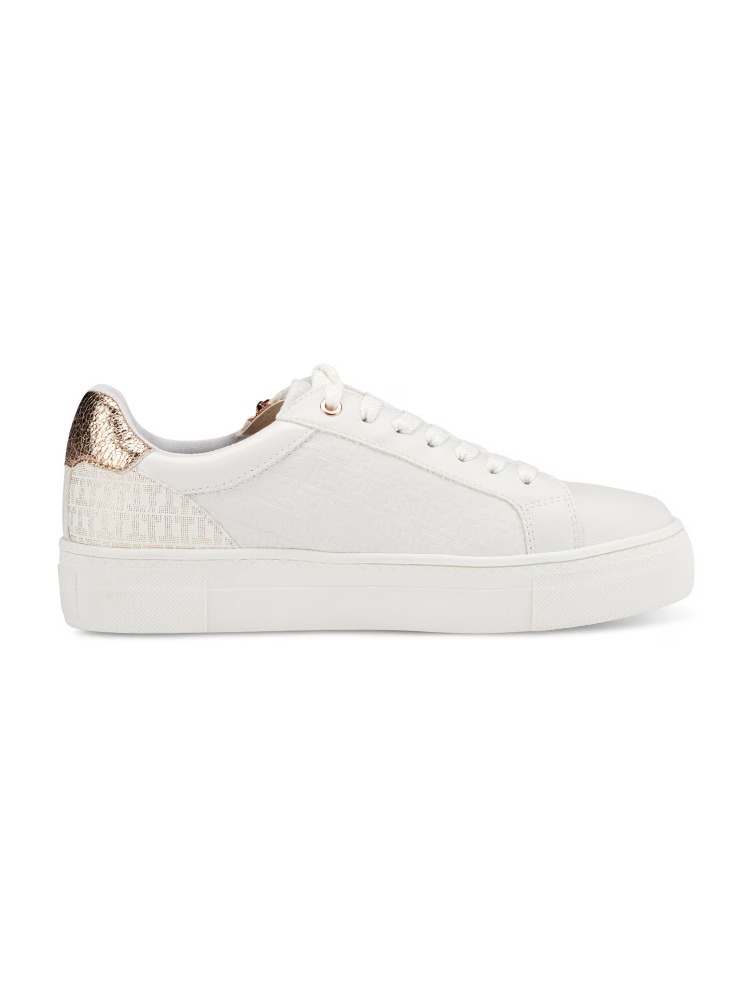 TAMARIS Sneaker low auriu / alb - Pled.ro