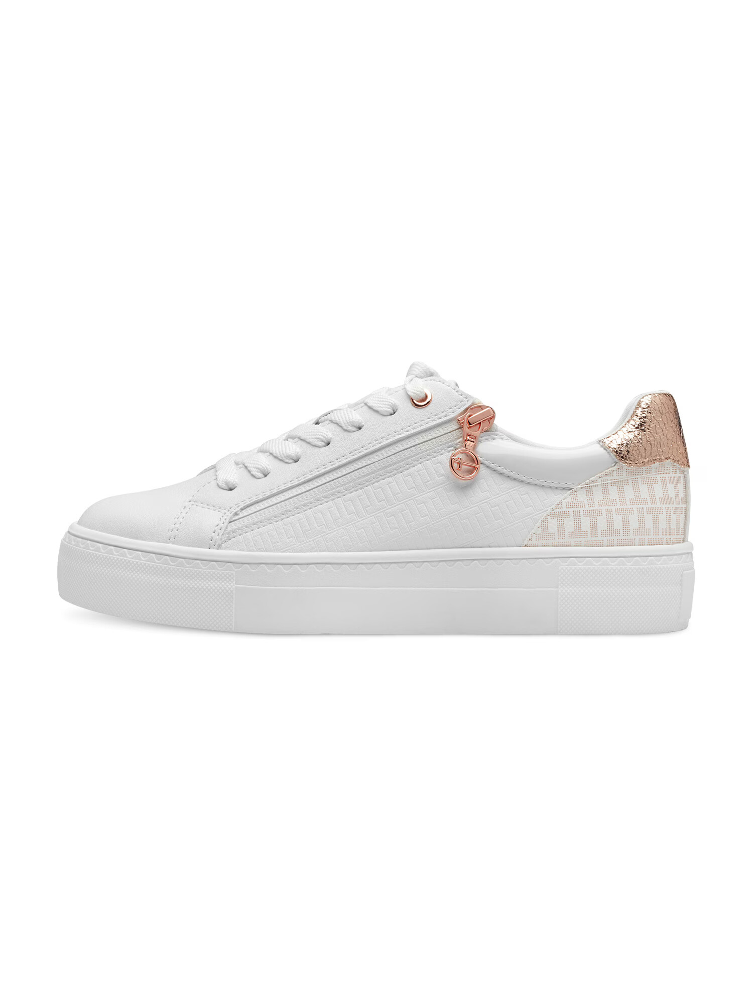 TAMARIS Sneaker low auriu / alb - Pled.ro