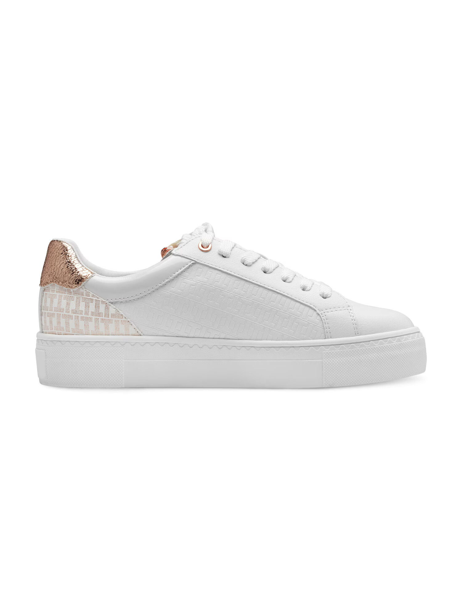 TAMARIS Sneaker low auriu / alb - Pled.ro