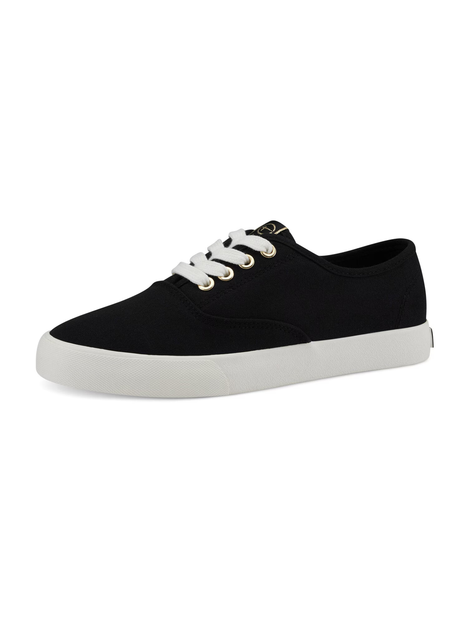 TAMARIS Sneaker low auriu / negru - Pled.ro