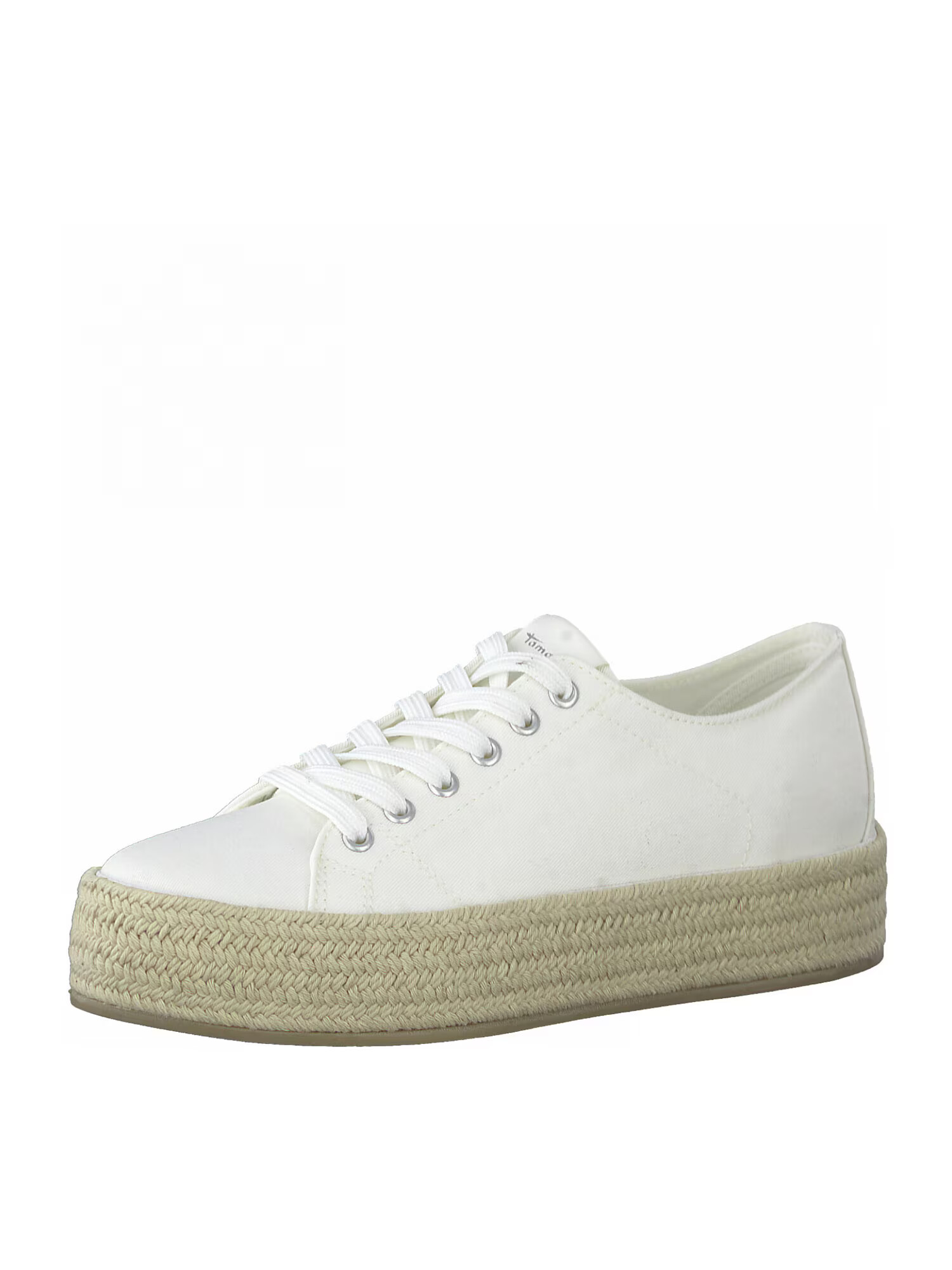 TAMARIS Sneaker low bej / alb - Pled.ro