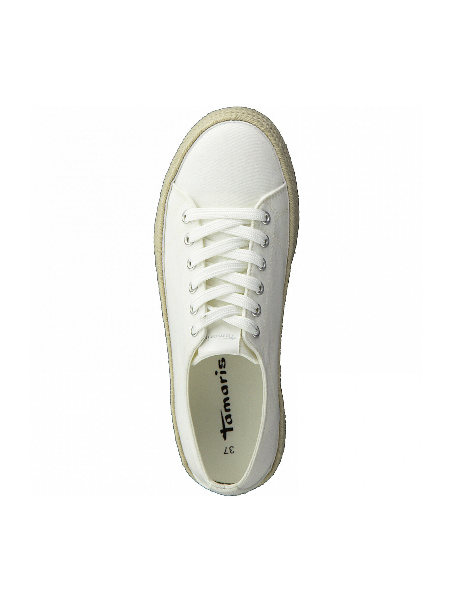 TAMARIS Sneaker low bej / alb - Pled.ro