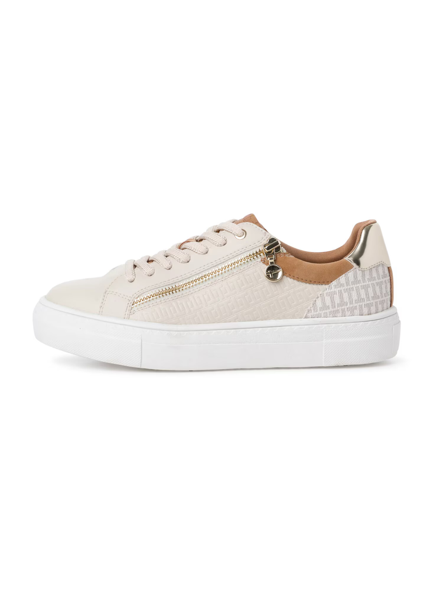 TAMARIS Sneaker low bej / culoarea pielii / maro pueblo - Pled.ro