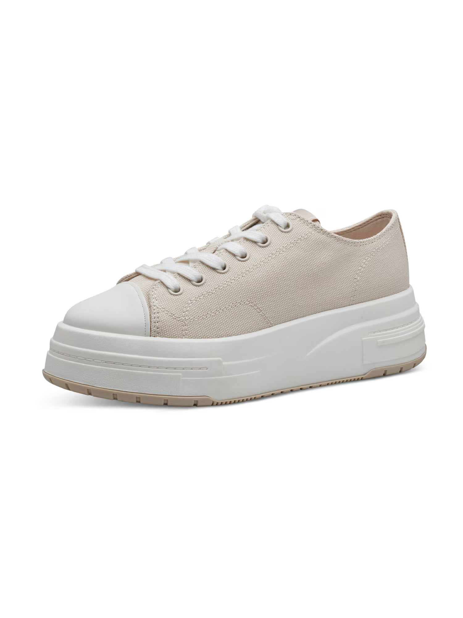 TAMARIS Sneaker low bej deschis / alb - Pled.ro