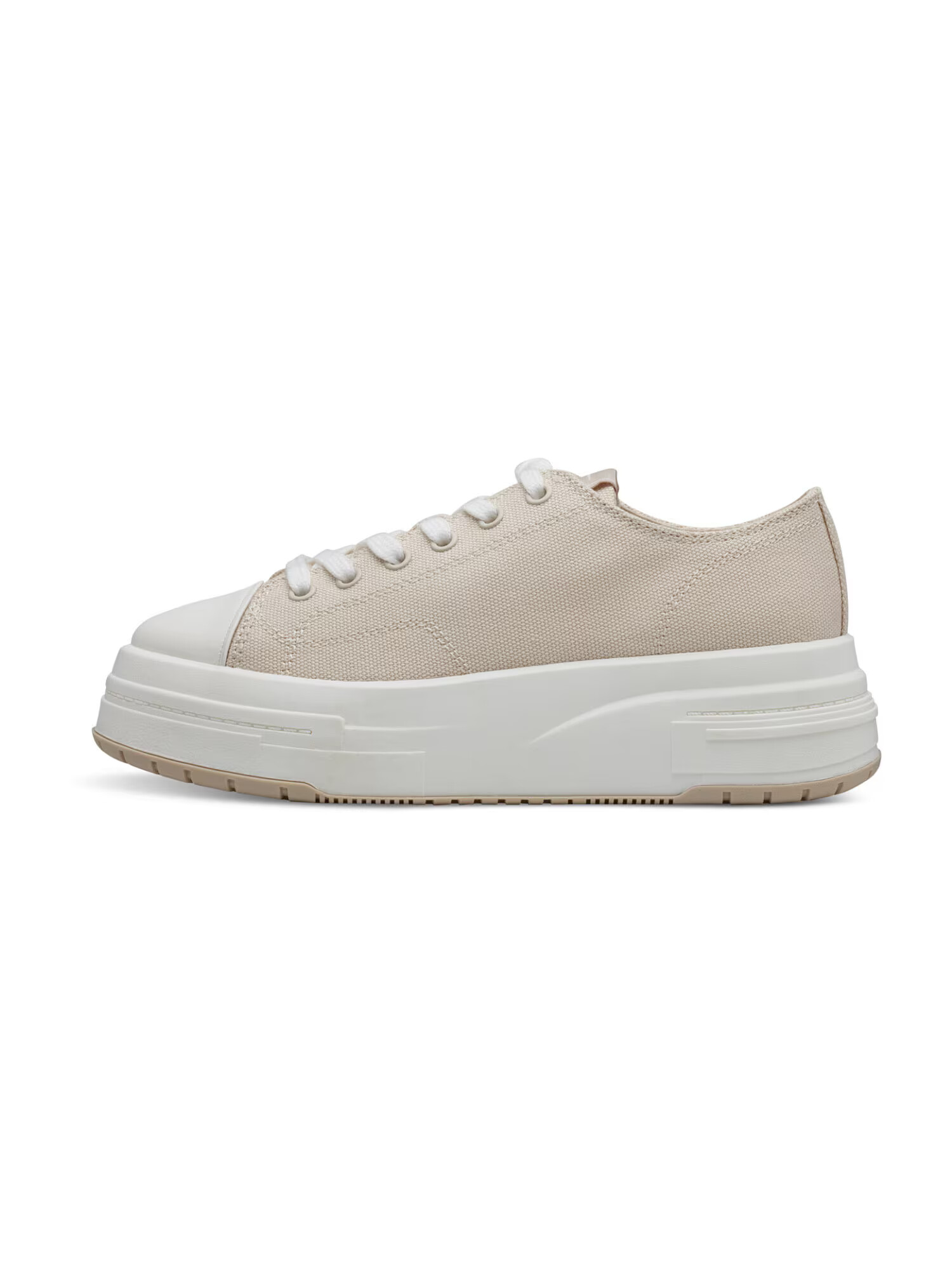 TAMARIS Sneaker low bej deschis / alb - Pled.ro