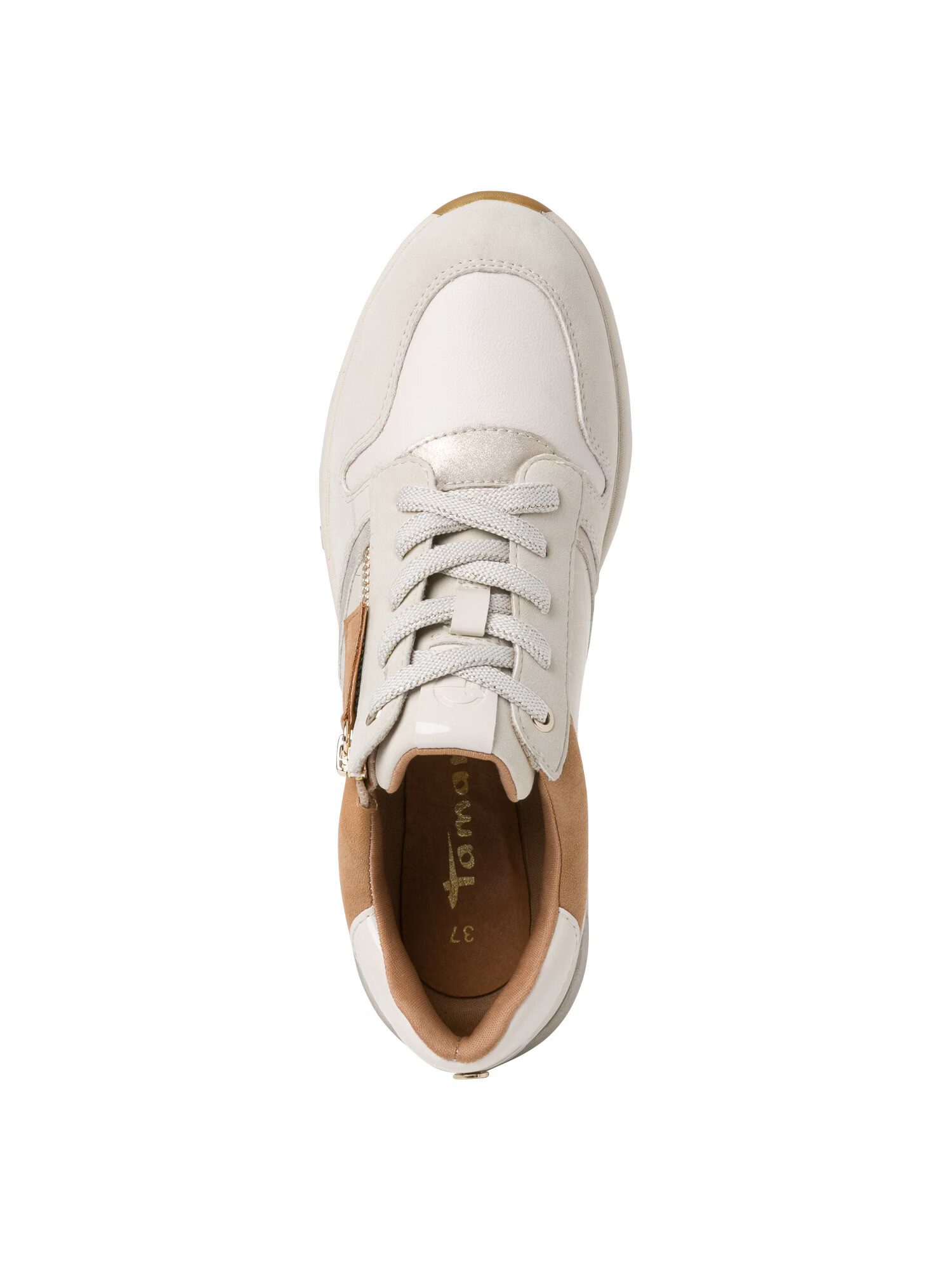 TAMARIS Sneaker low bej / maro - Pled.ro