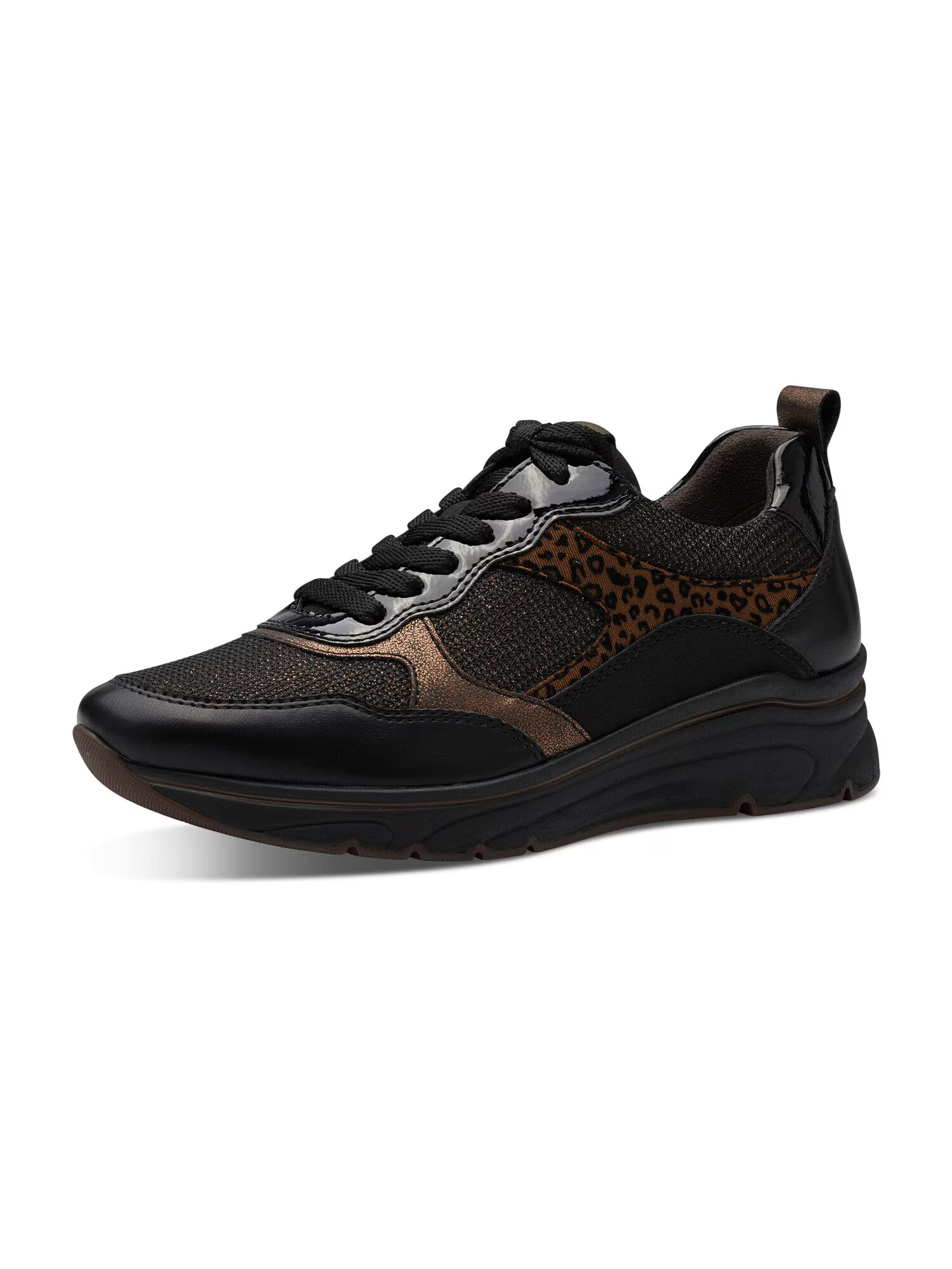 TAMARIS Sneaker low bronz / gri metalic - Pled.ro