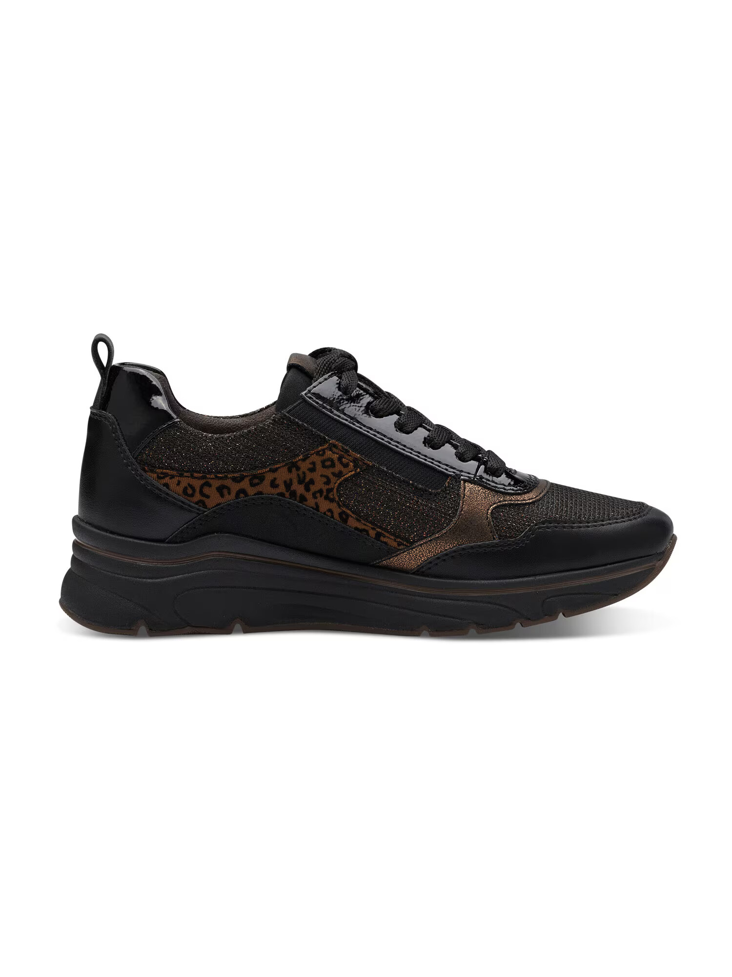 TAMARIS Sneaker low bronz / gri metalic - Pled.ro