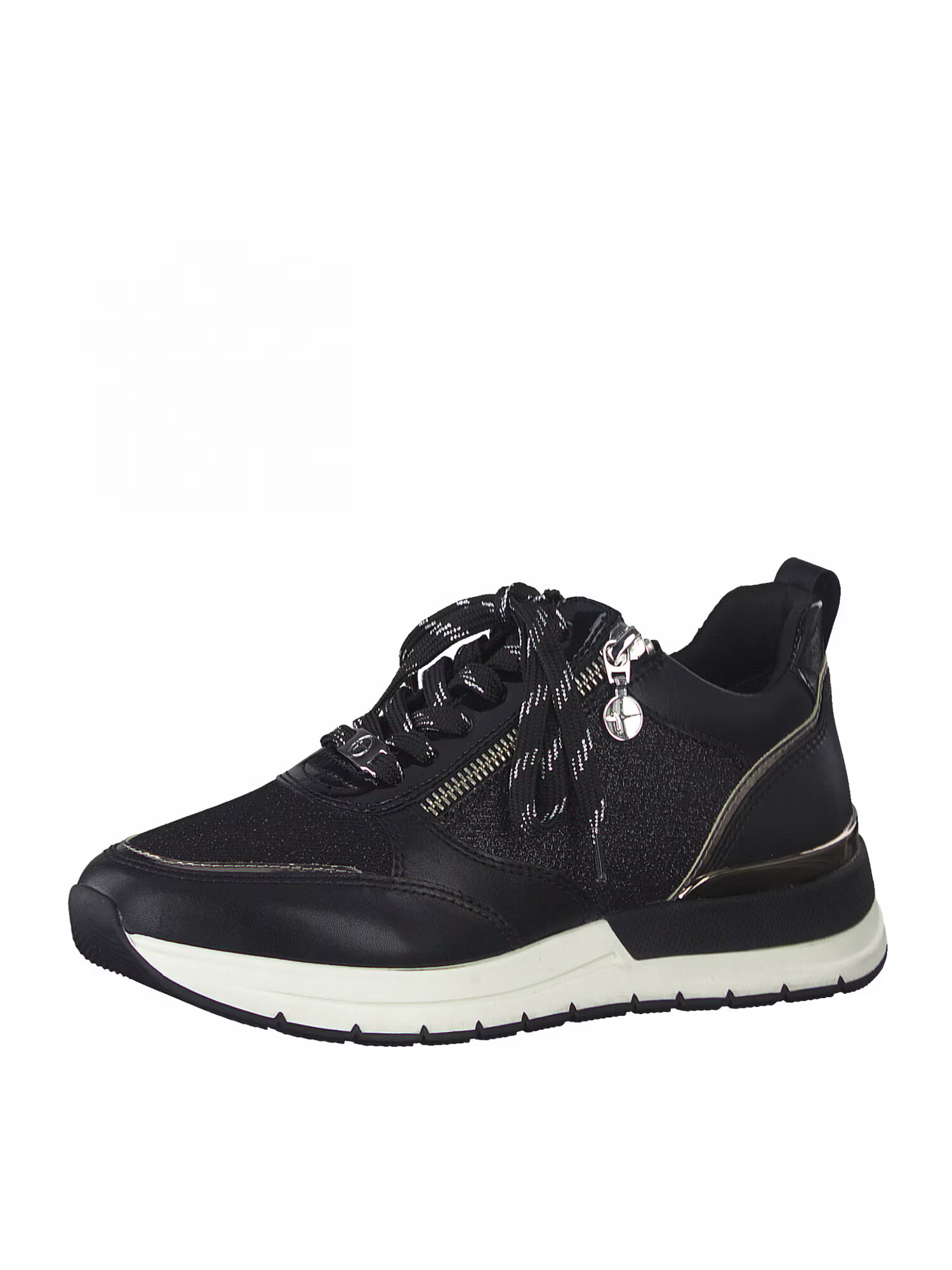 TAMARIS Sneaker low bronz / negru - Pled.ro