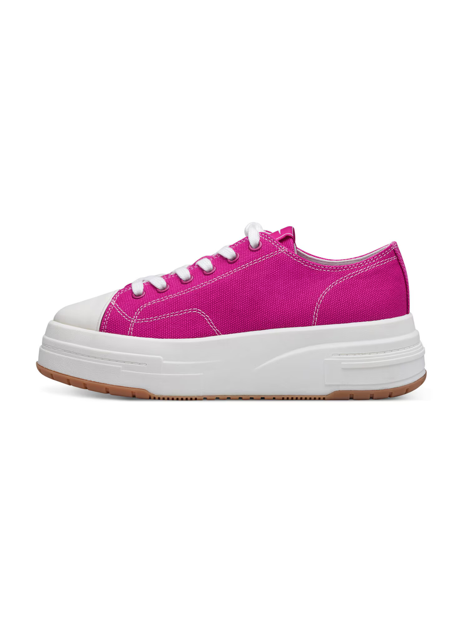 TAMARIS Sneaker low ciclam / alb - Pled.ro