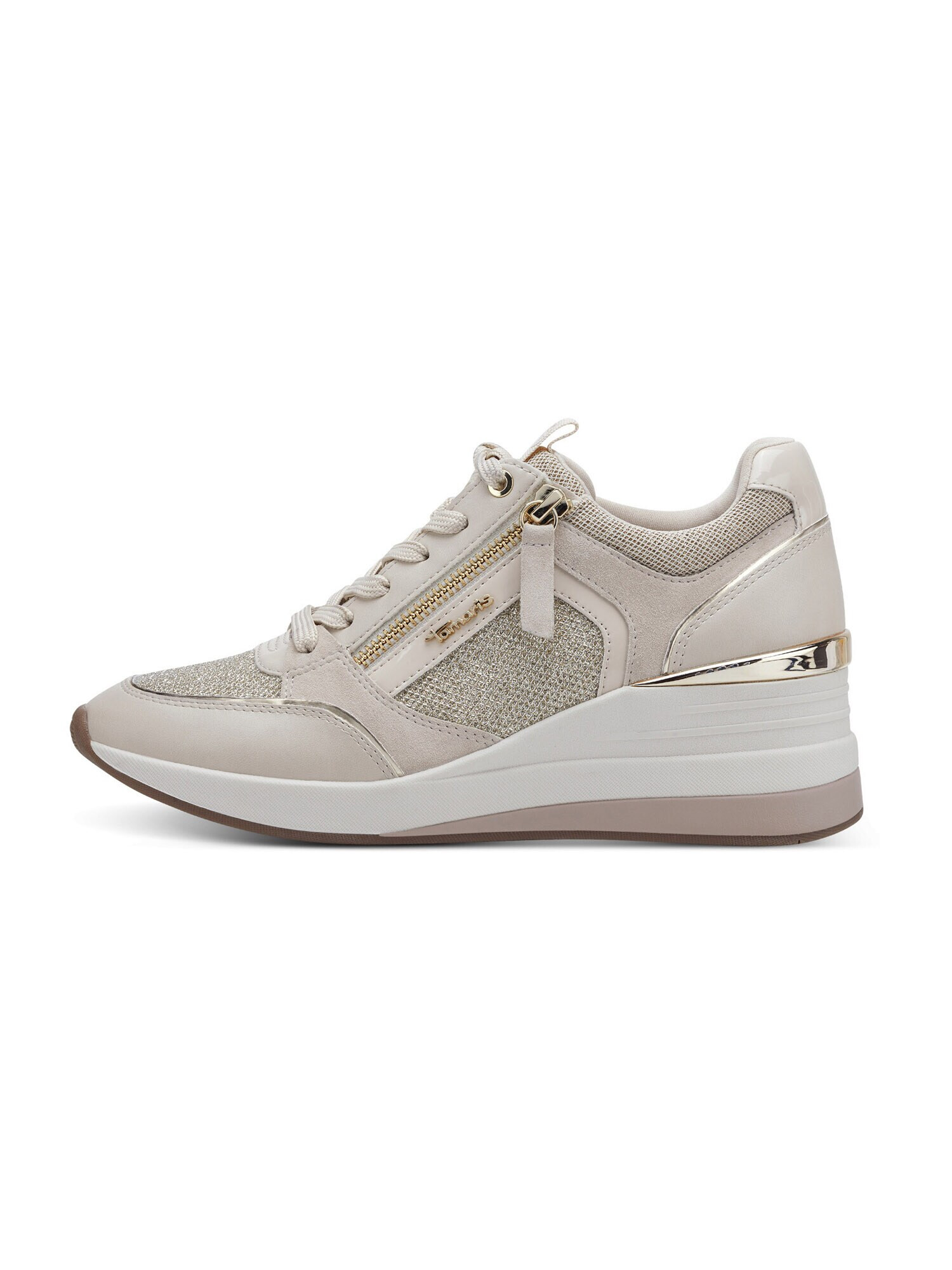 TAMARIS Sneaker low crem / auriu - Pled.ro