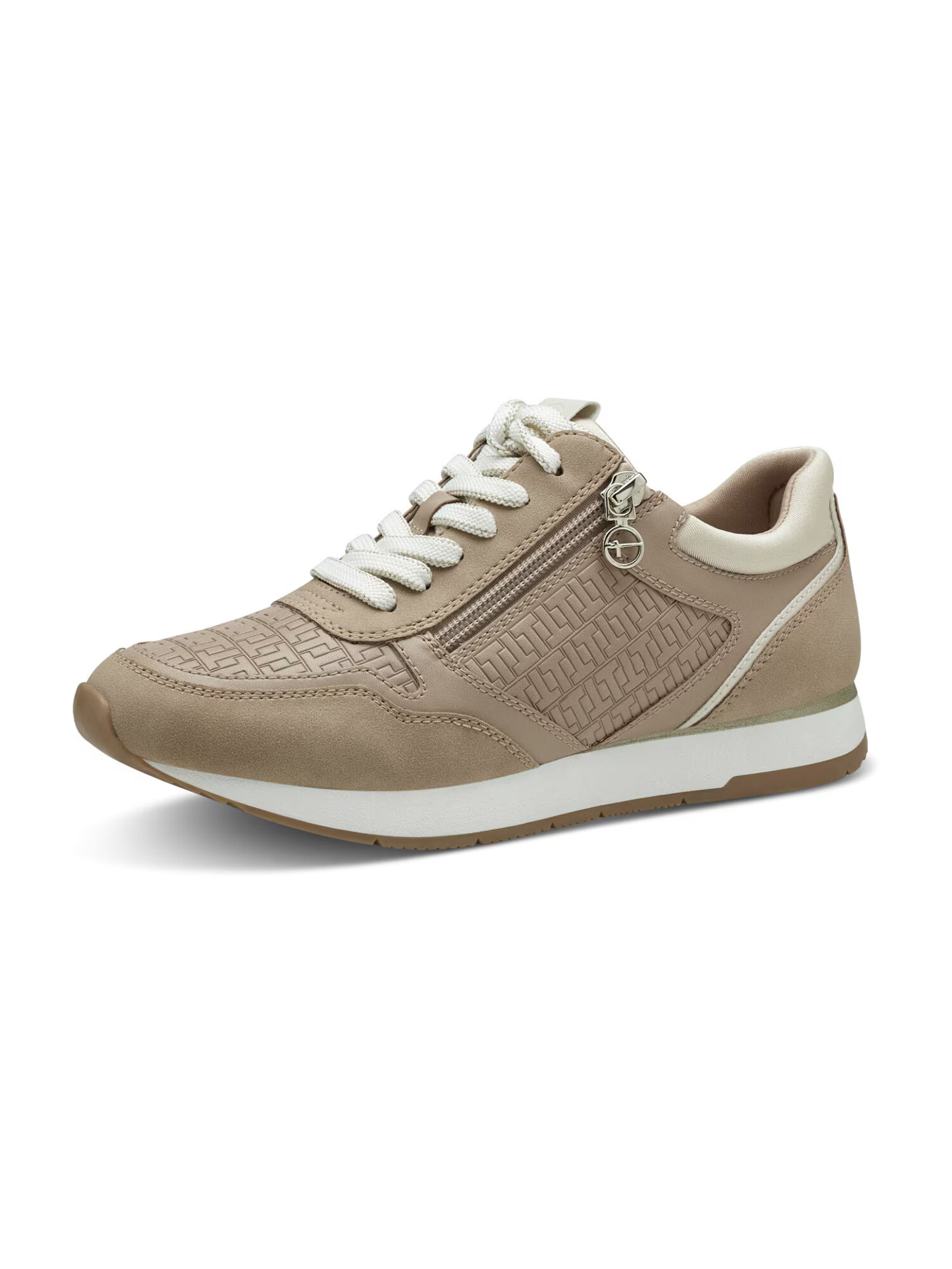 TAMARIS Sneaker low crem / maro deschis - Pled.ro