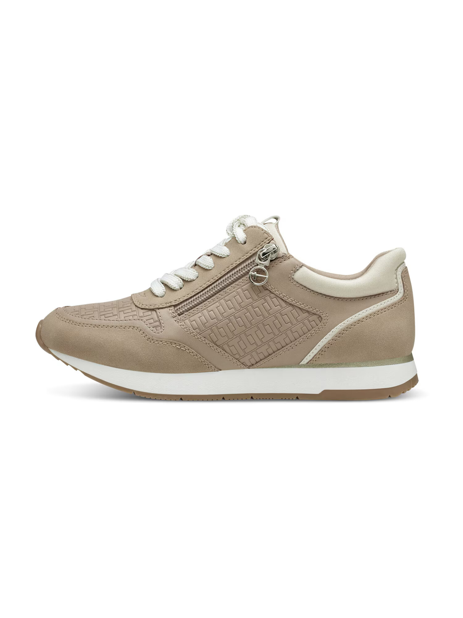 TAMARIS Sneaker low crem / maro deschis - Pled.ro