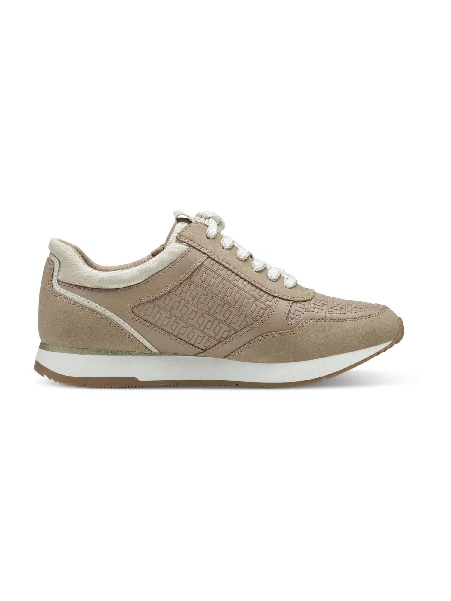 TAMARIS Sneaker low crem / maro deschis - Pled.ro