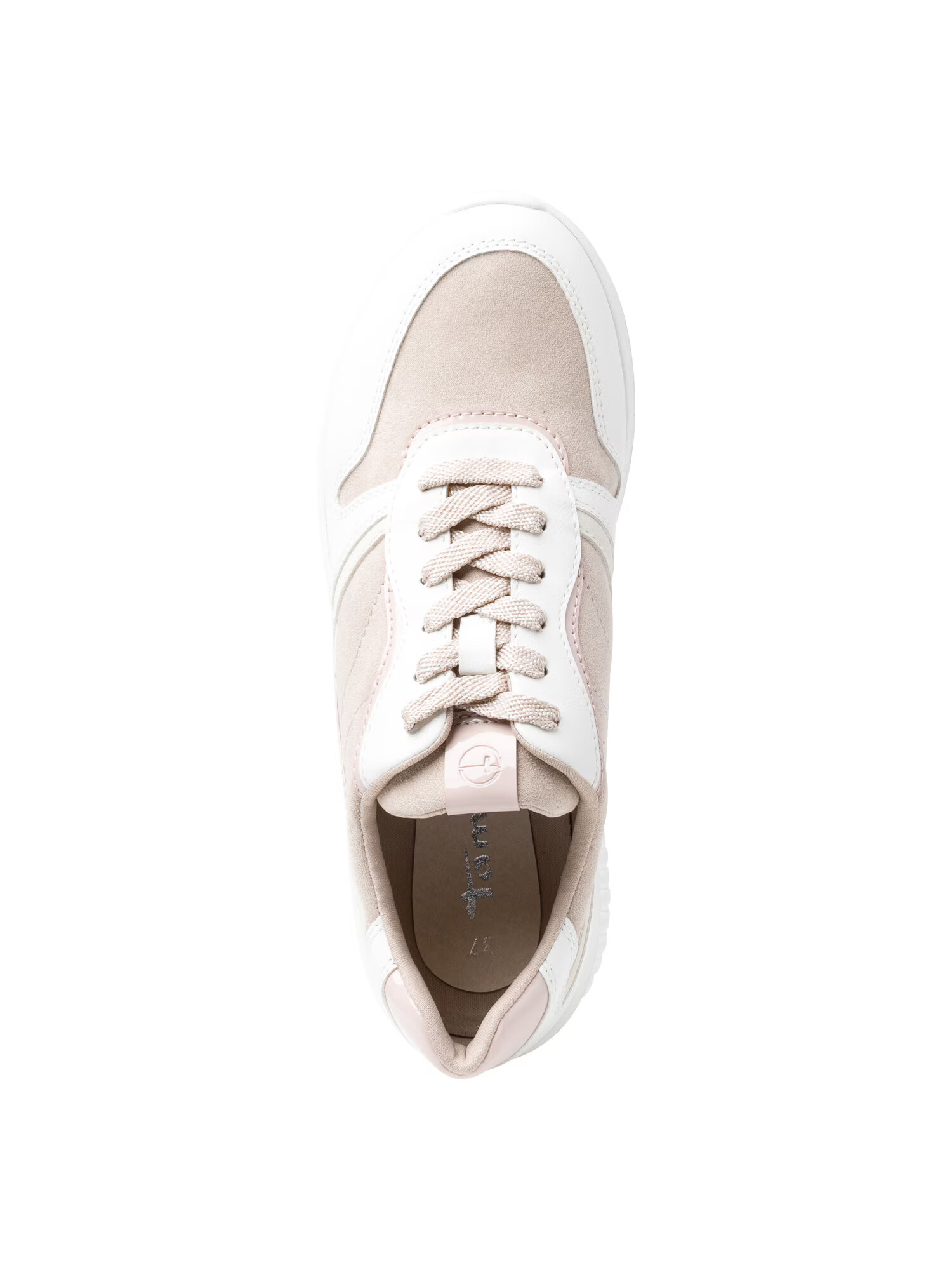 TAMARIS Sneaker low crem / șampanie / roz / alb - Pled.ro