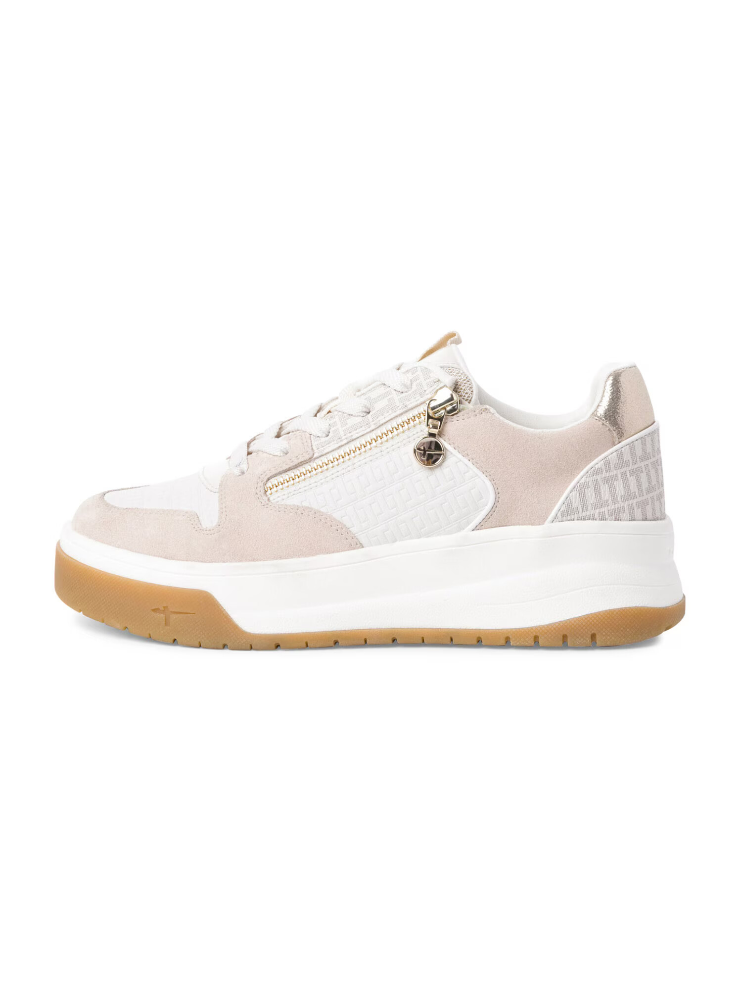 TAMARIS Sneaker low culoarea pielii / alb - Pled.ro