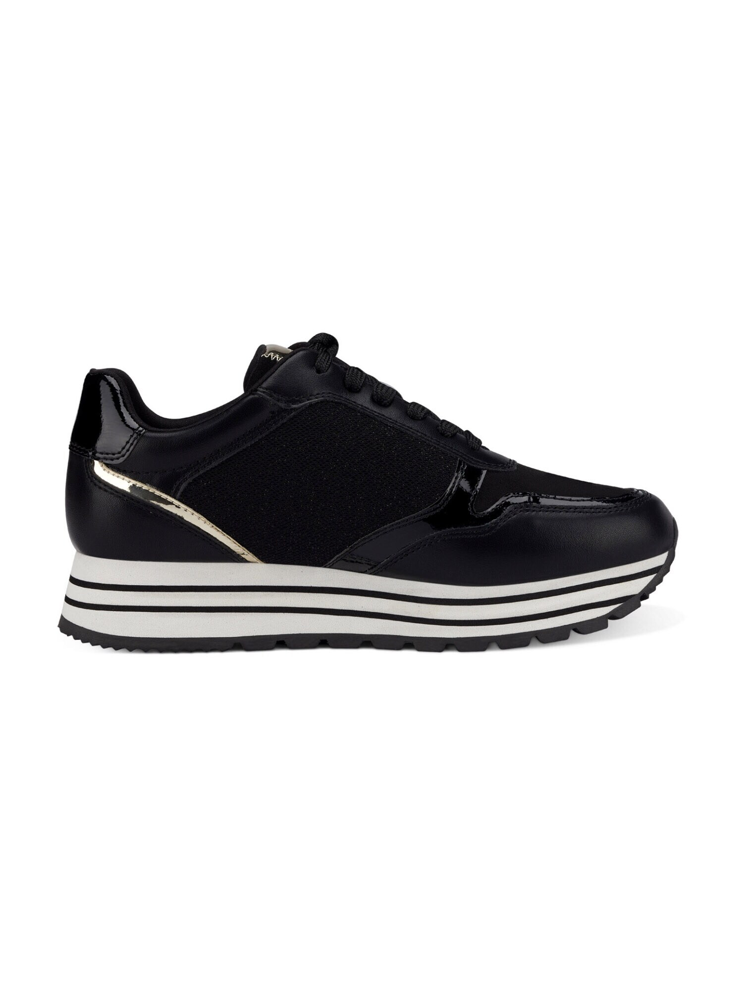 TAMARIS Sneaker low galben auriu / negru - Pled.ro