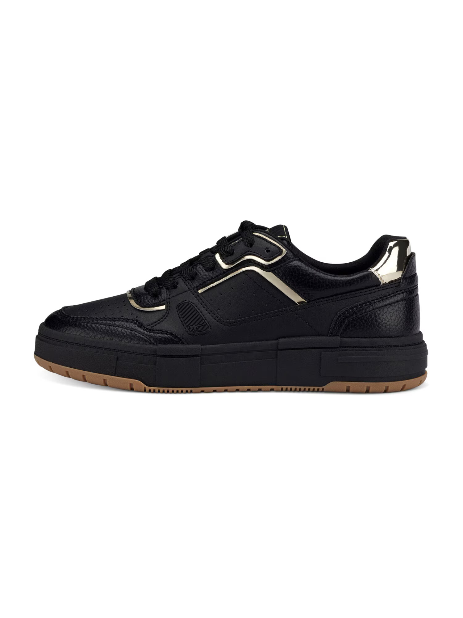 TAMARIS Sneaker low galben auriu / negru - Pled.ro