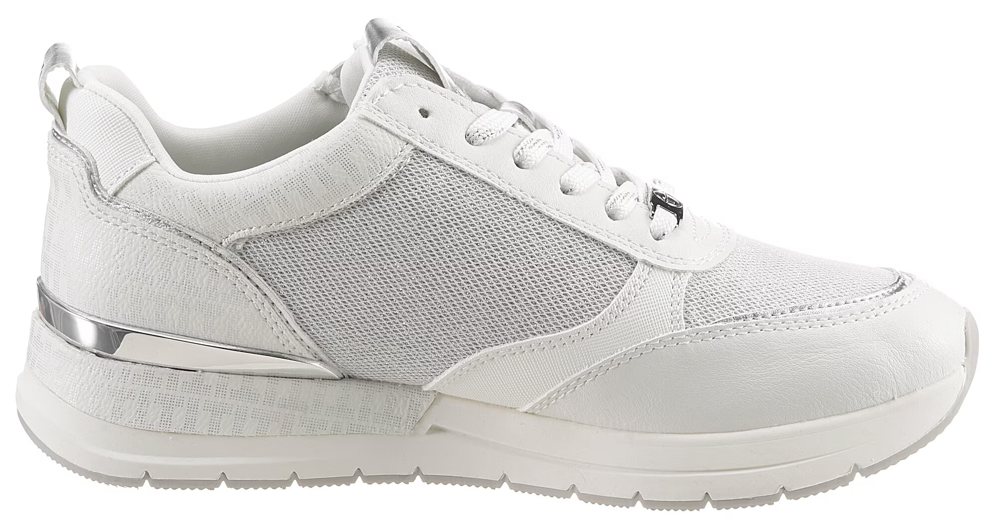 TAMARIS Sneaker low gri argintiu / gri deschis / alb - Pled.ro