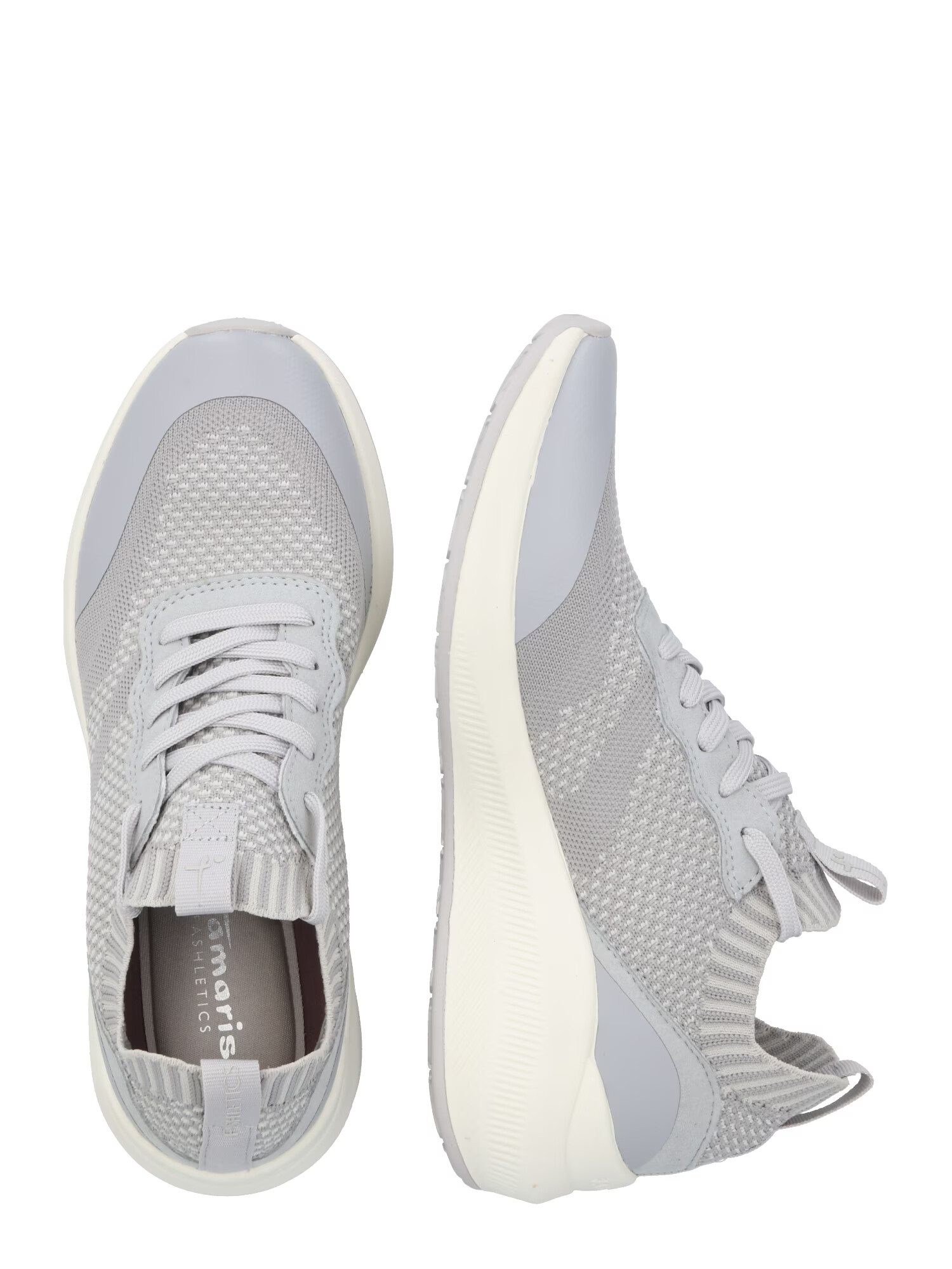 TAMARIS Sneaker low gri / gri deschis - Pled.ro