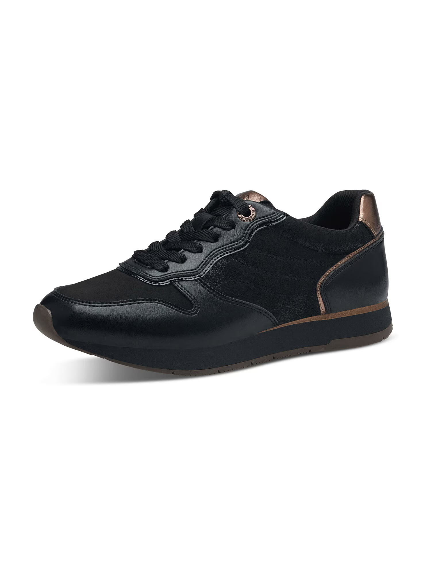 TAMARIS Sneaker low maro / arămiu / negru - Pled.ro