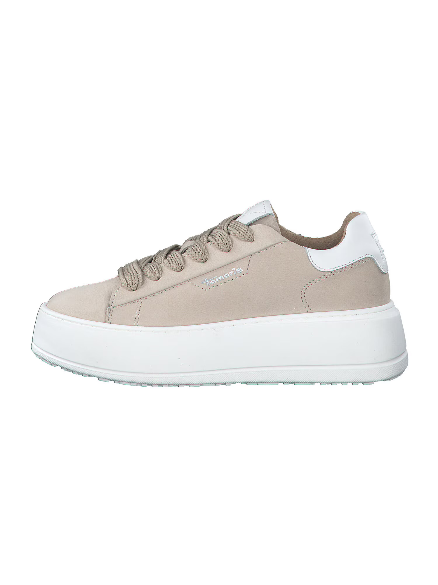 TAMARIS Sneaker low maro deschis / argintiu / alb - Pled.ro