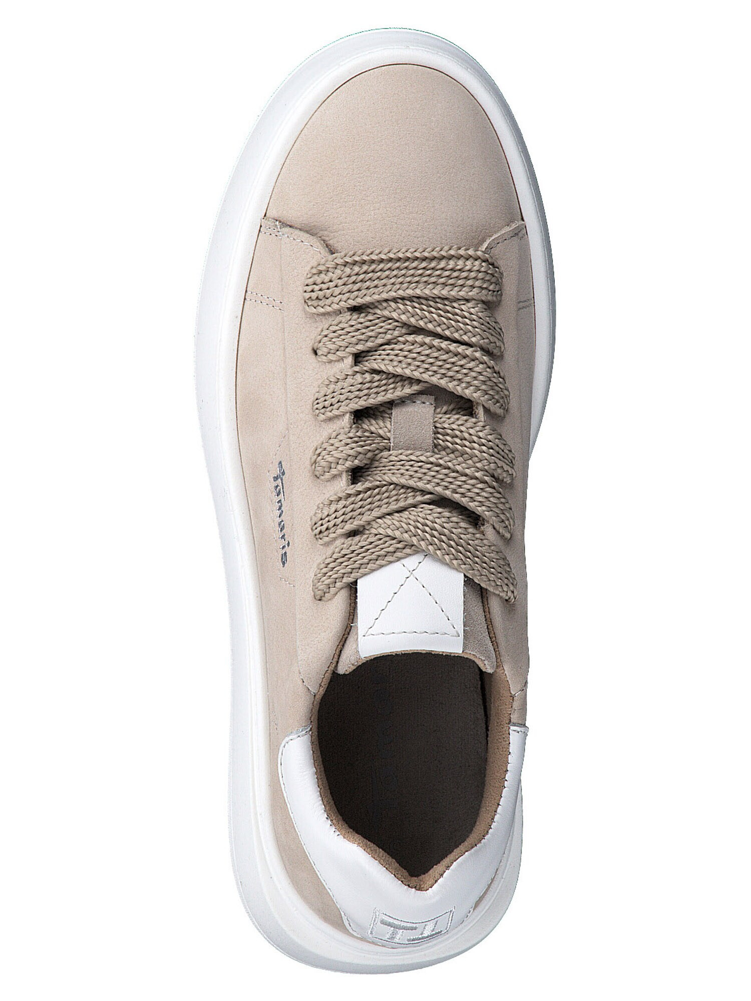 TAMARIS Sneaker low maro deschis / argintiu / alb - Pled.ro